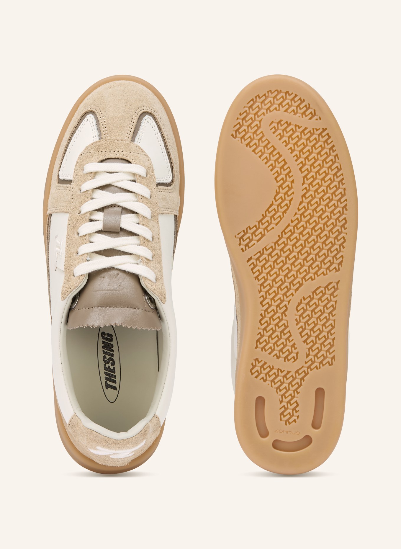 THESING Sneaker BIG BANG: CRÈME / LICHTBRUIN / BEIGE