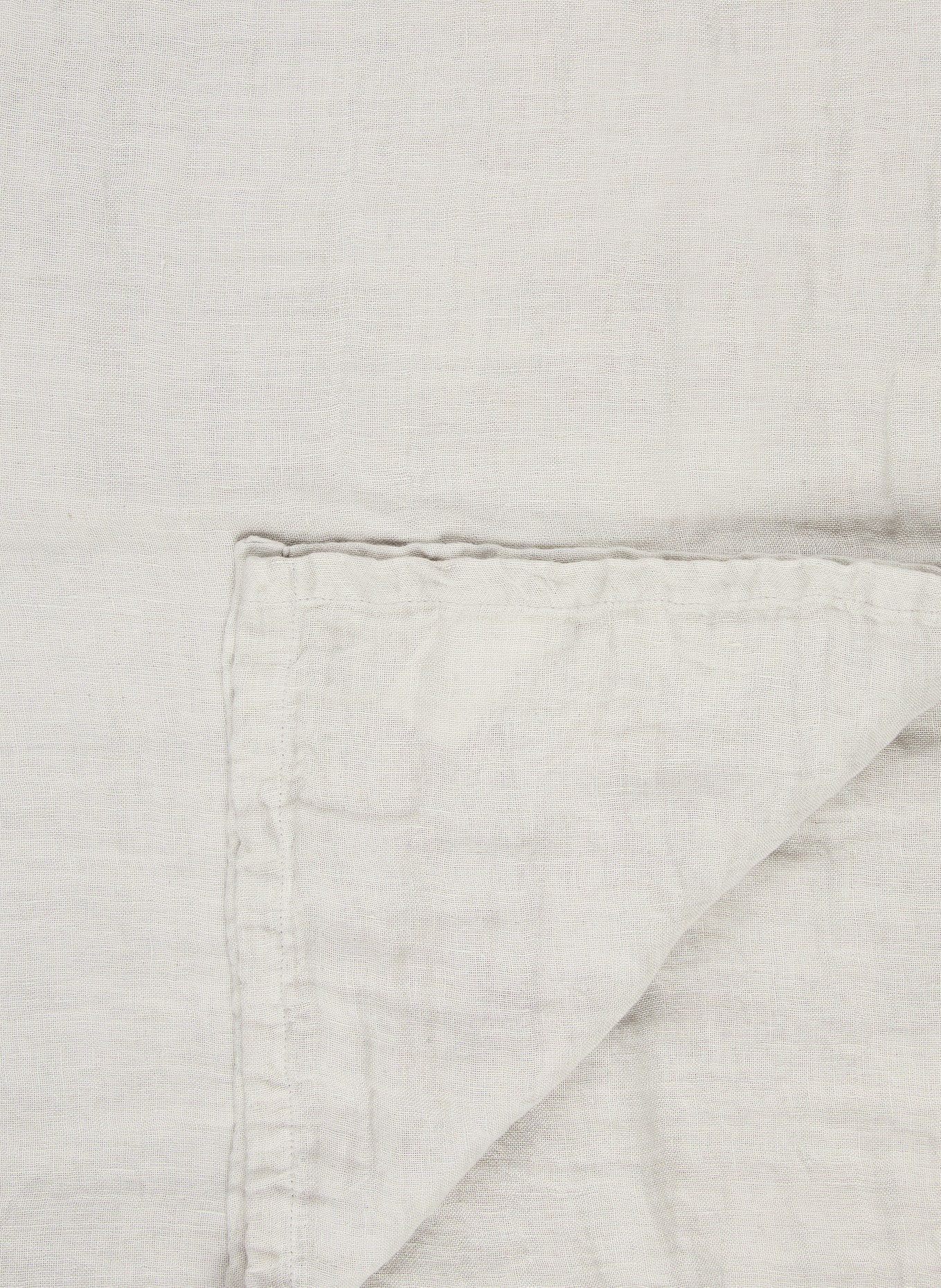 Marc O'Polo Plaid en lin LINKA: GRIS CLAIR