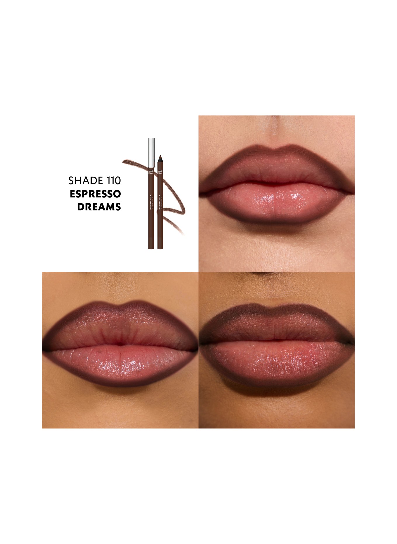 YVES SAINT LAURENT BEAUTÉ LOVENUDE KISS SHAPER: 110 ESPRESSO DREAM