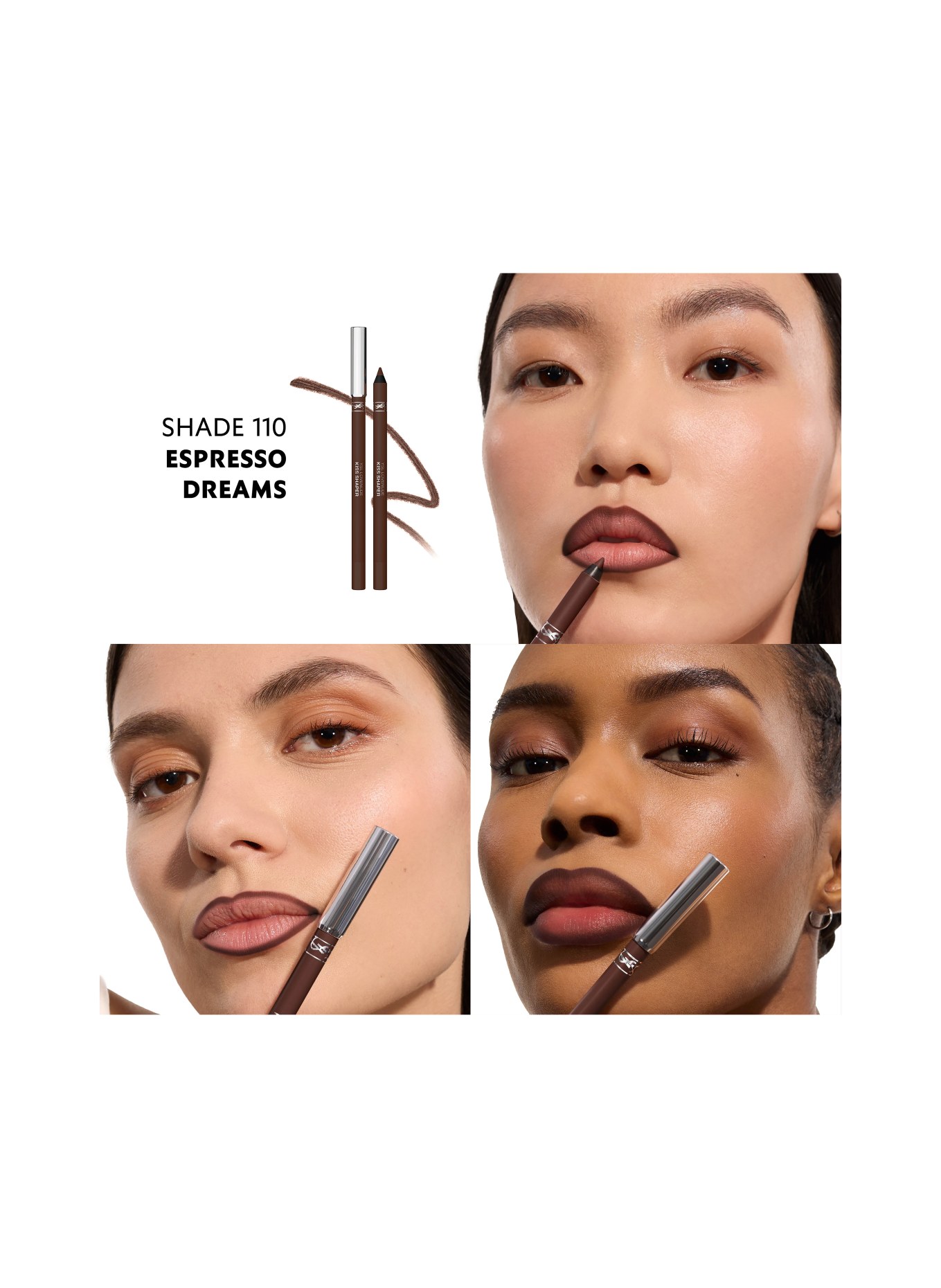 YVES SAINT LAURENT BEAUTÉ LOVENUDE KISS SHAPER: 110 ESPRESSO DREAM