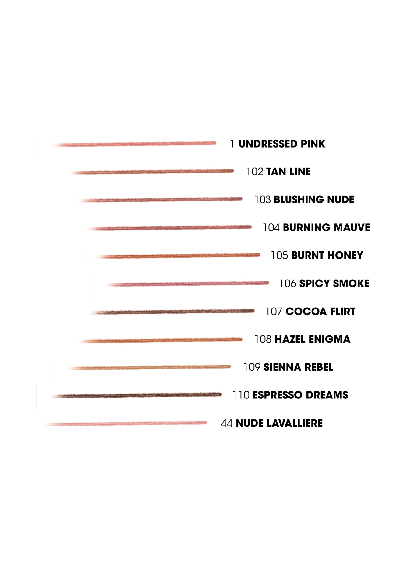 YVES SAINT LAURENT BEAUTÉ LOVENUDE KISS SHAPER: 110 ESPRESSO DREAM