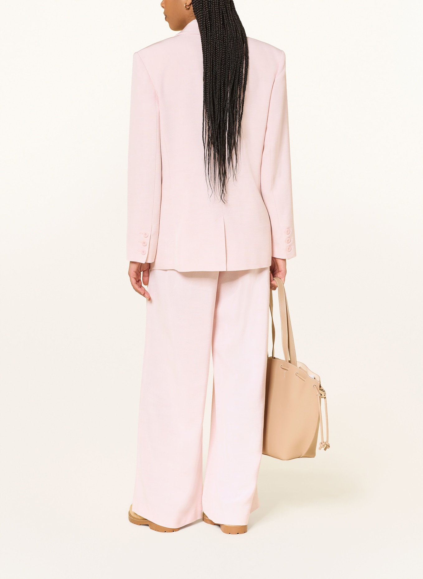 CLAUDIE PIERLOT Marlenehose im Jogging-Stil: HELLROSA