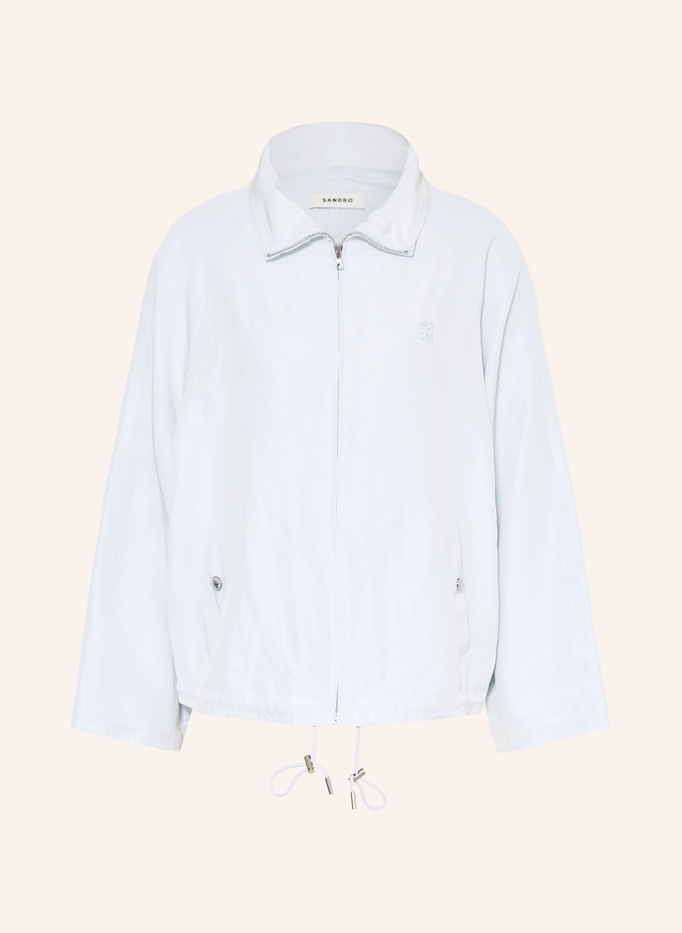 SANDRO Jacke: HELLBLAU