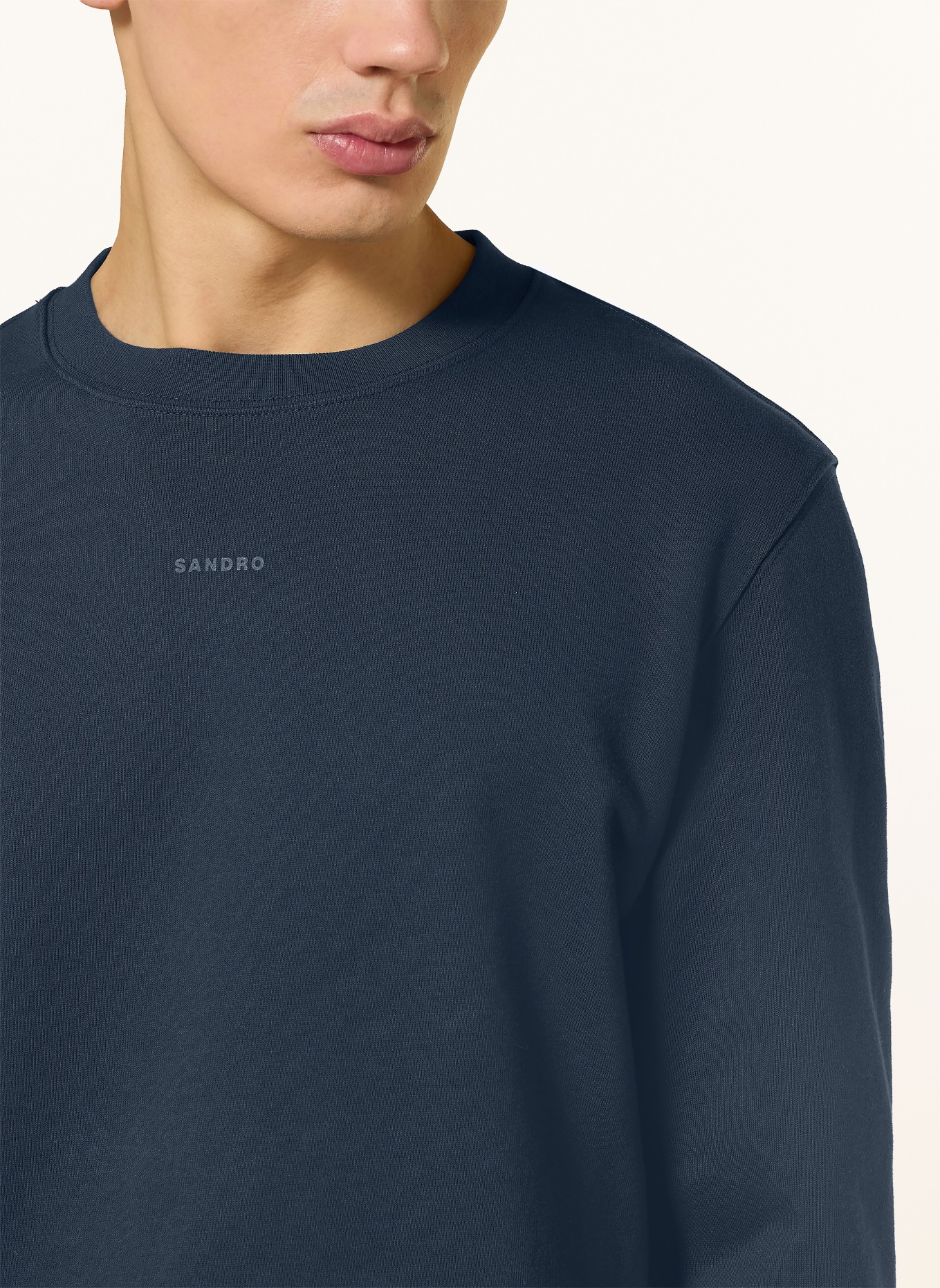 SANDRO Sweatshirt: DUNKELBLAU