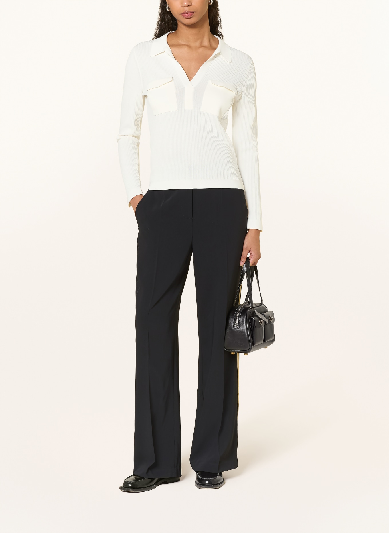 HOBBS MEREDITH sweater: ECRU