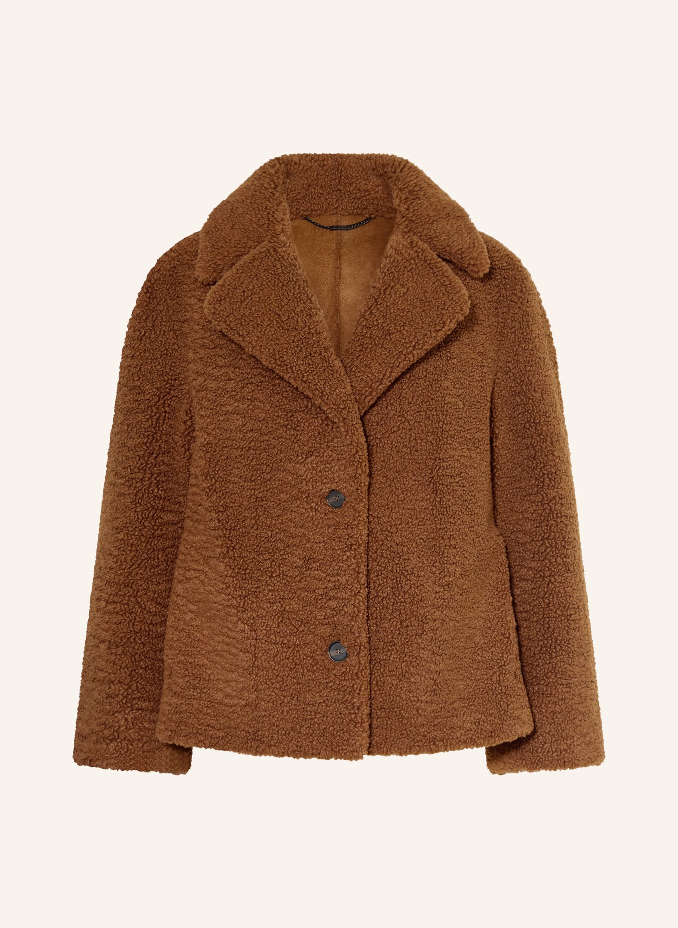 ALLSAINTS Kurtka z futerkiem EDDIE: BRĄZOWY