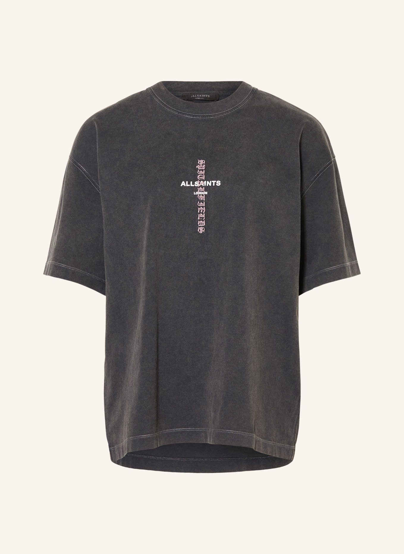 ALLSAINTS Koszulka KNOX ETTA: CZARNY