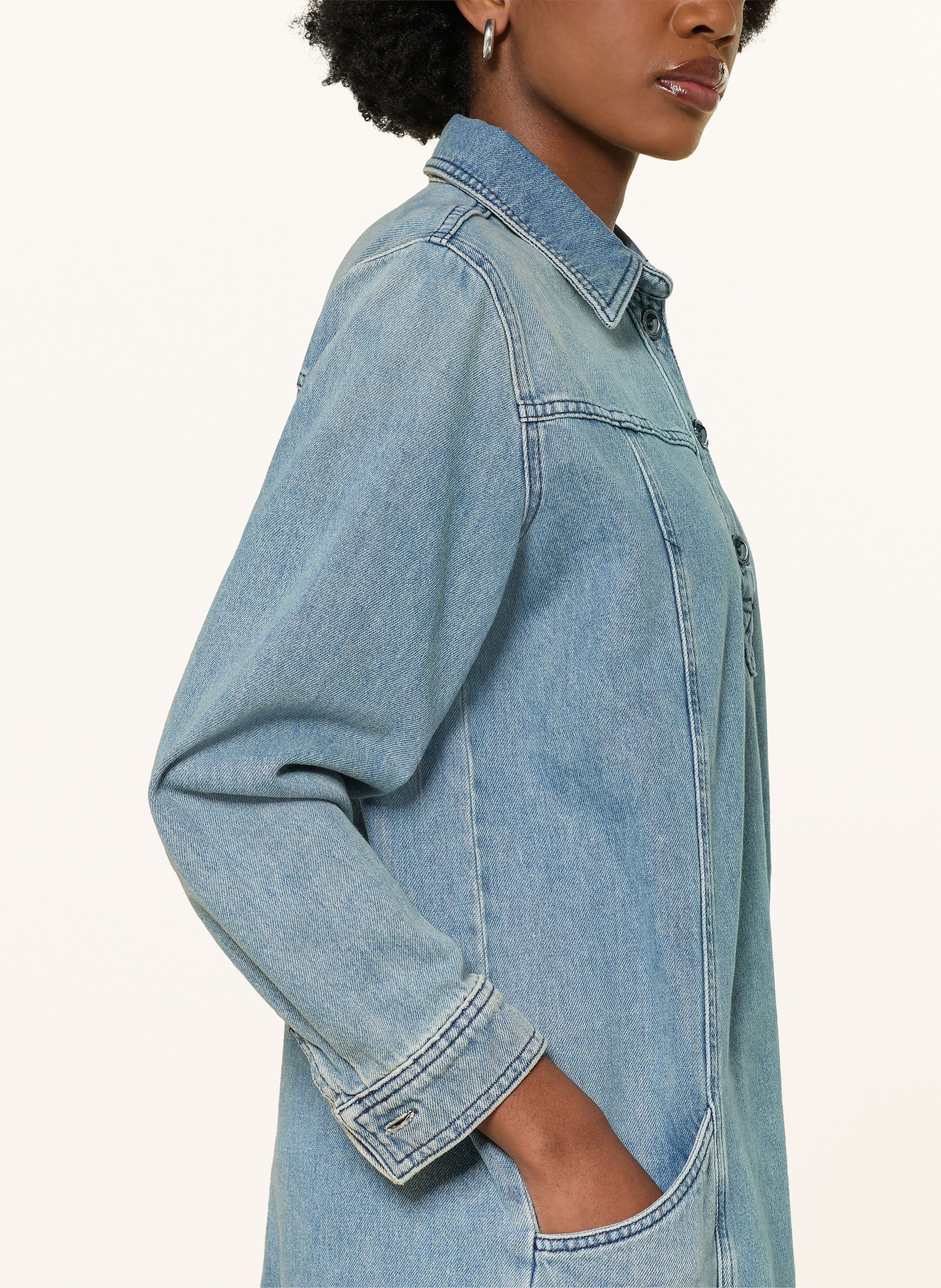 ba&sh Džínové šaty TONA: MODRÁ