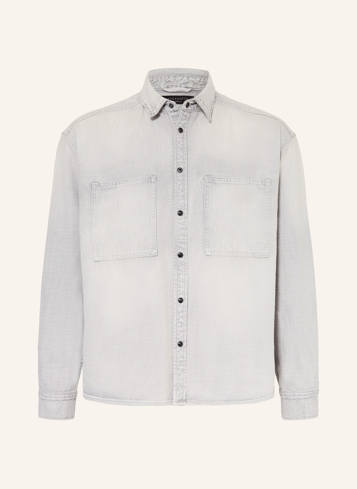 ALLSAINTS Jeanshemd AL DENIM Comfort Fit: HELLBLAU