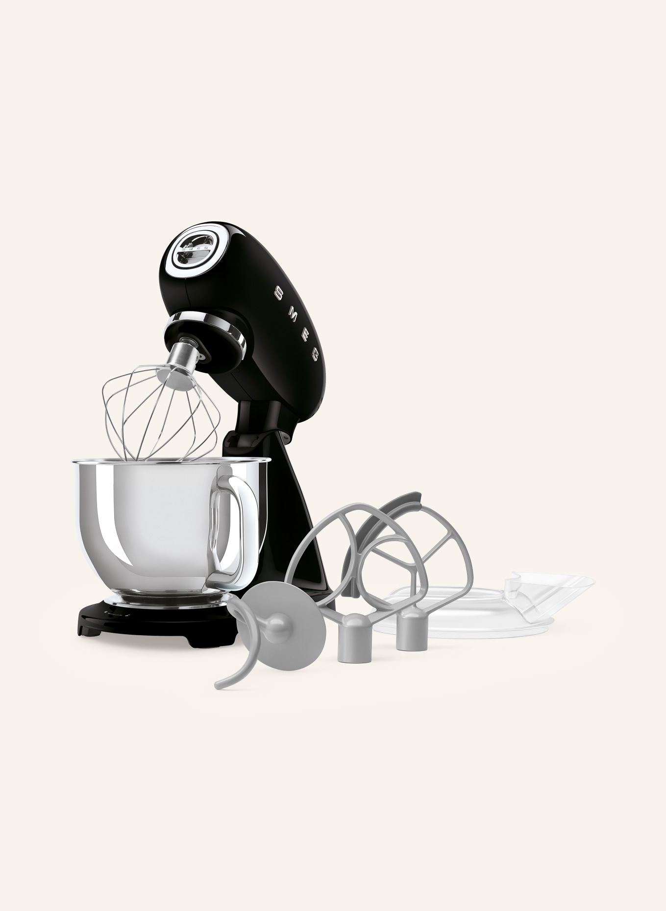 SMEG Küchenmaschine SMF05: SCHWARZ