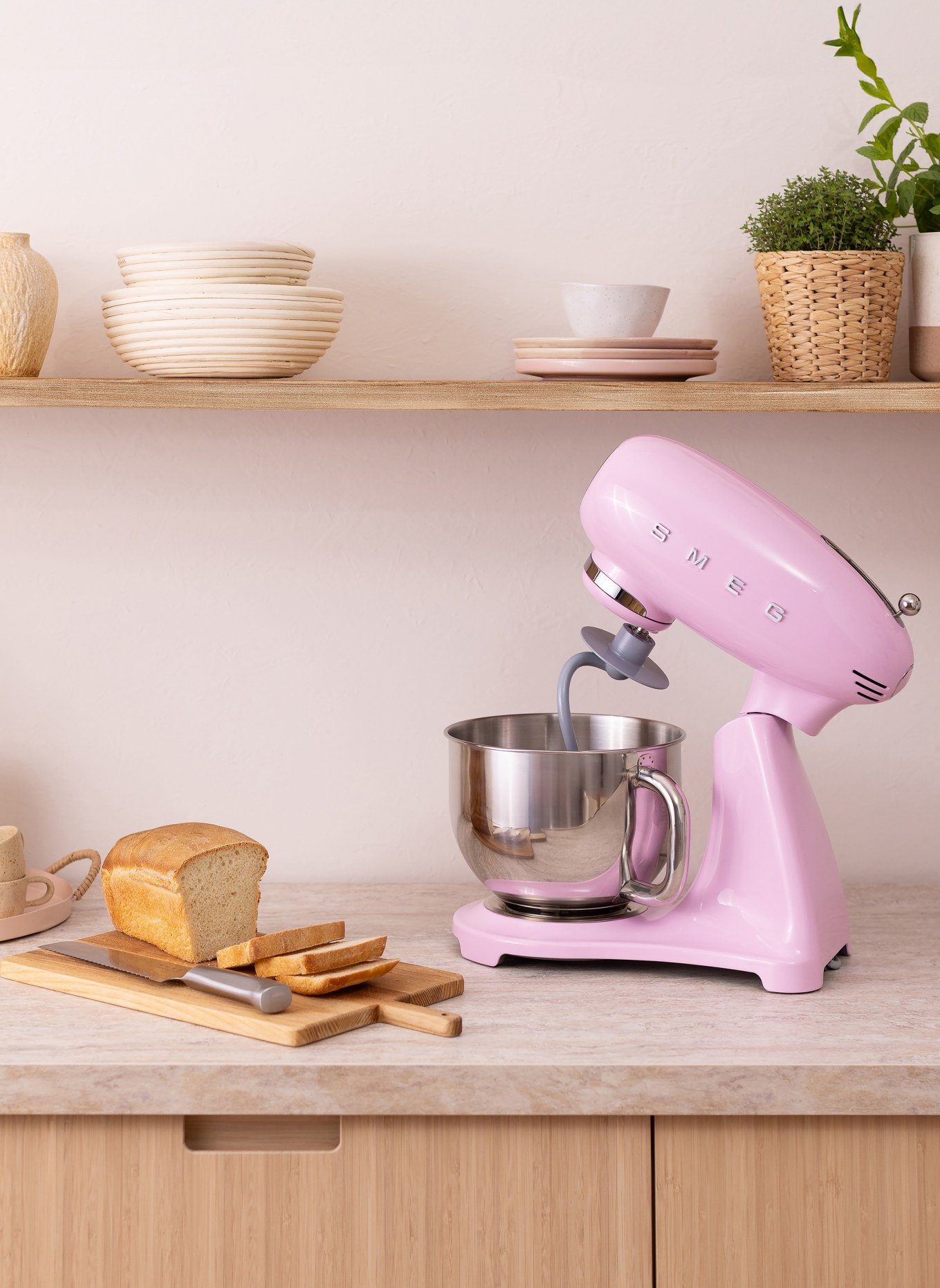 SMEG Küchenmaschine SMF05: ROSA