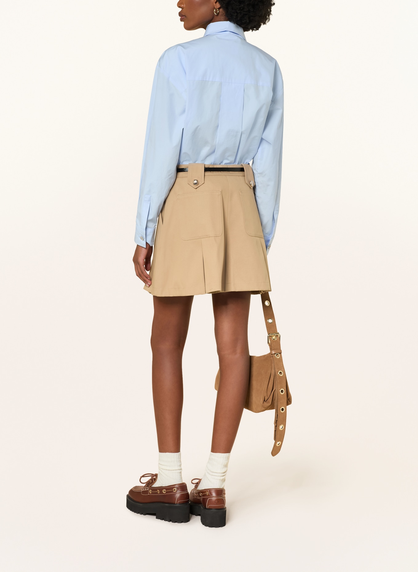 maje Skort: BEIGE