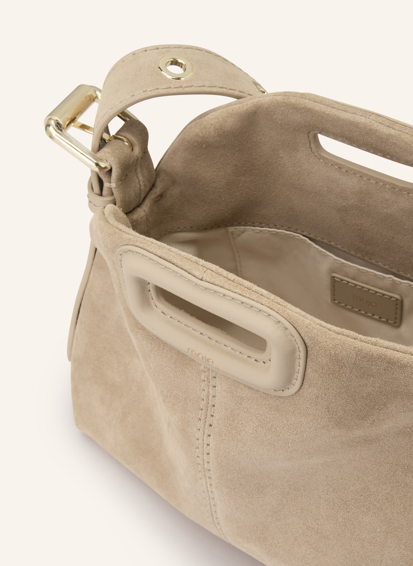 maje torba na ramię: BEŻOWY / ZŁOTY