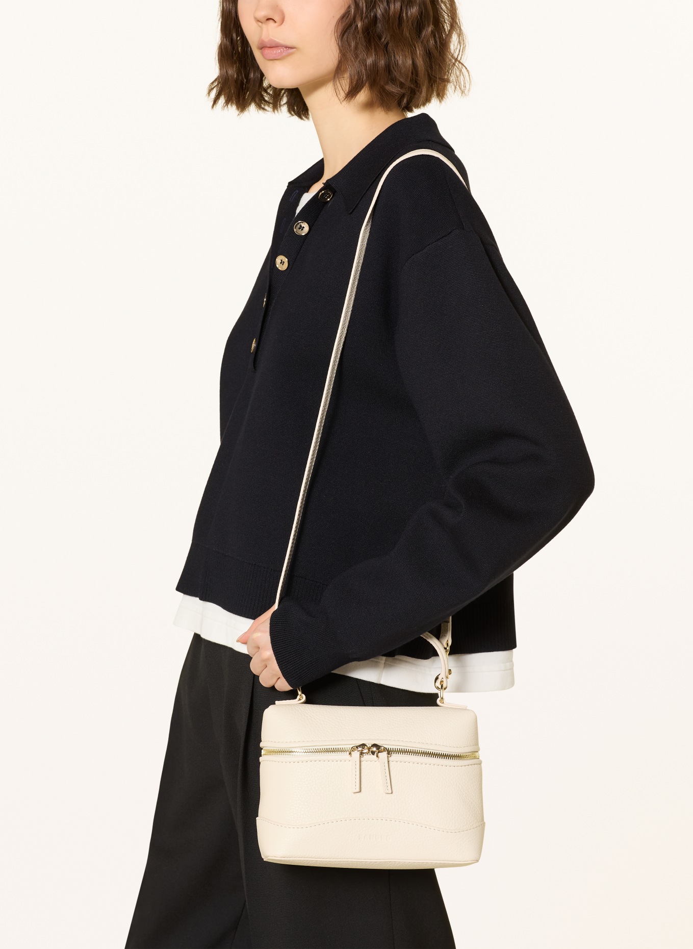 SANDRO Handtasche TANGOLINO: CREME