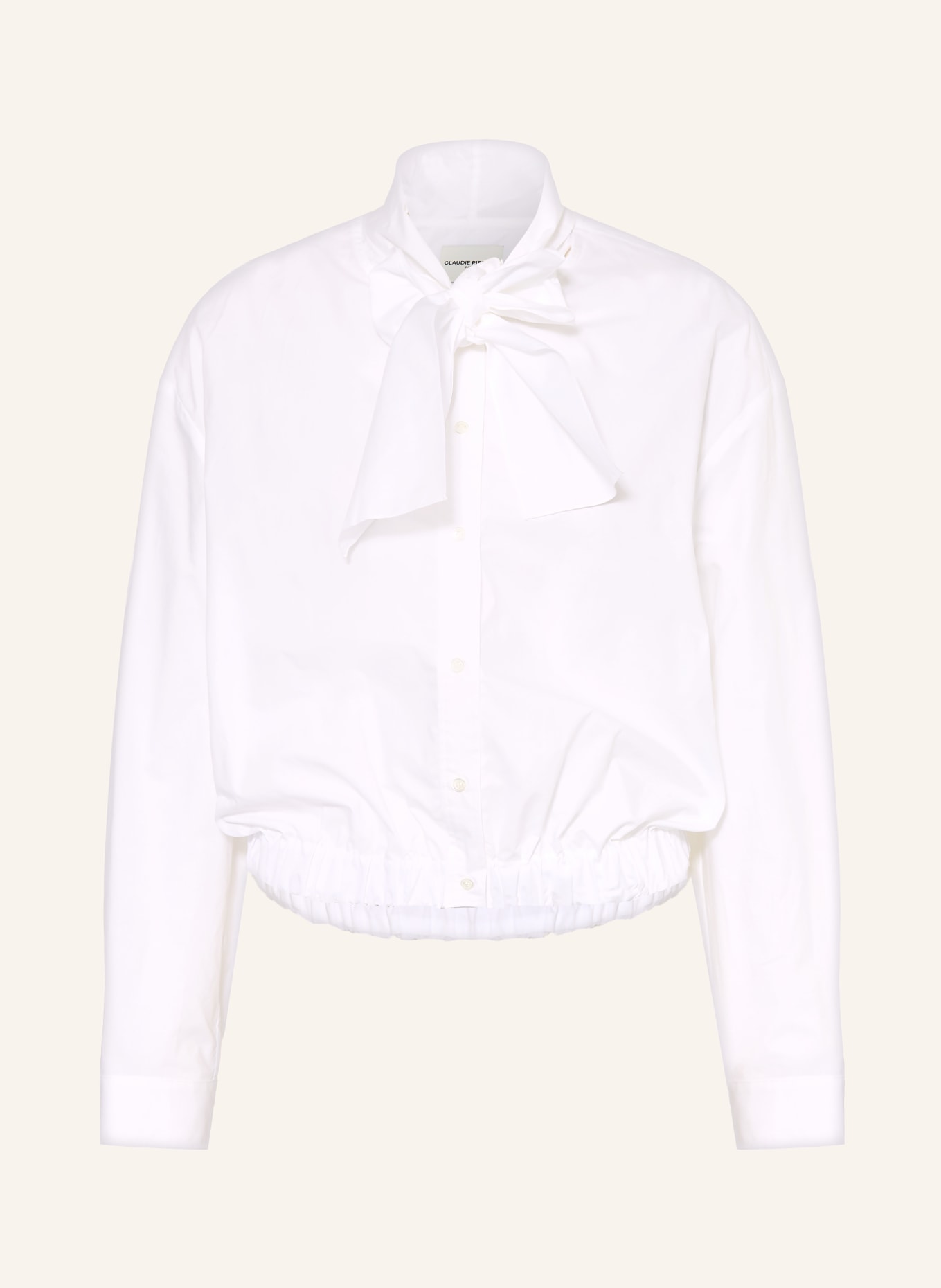 CLAUDIE PIERLOT Schluppenbluse: WEISS