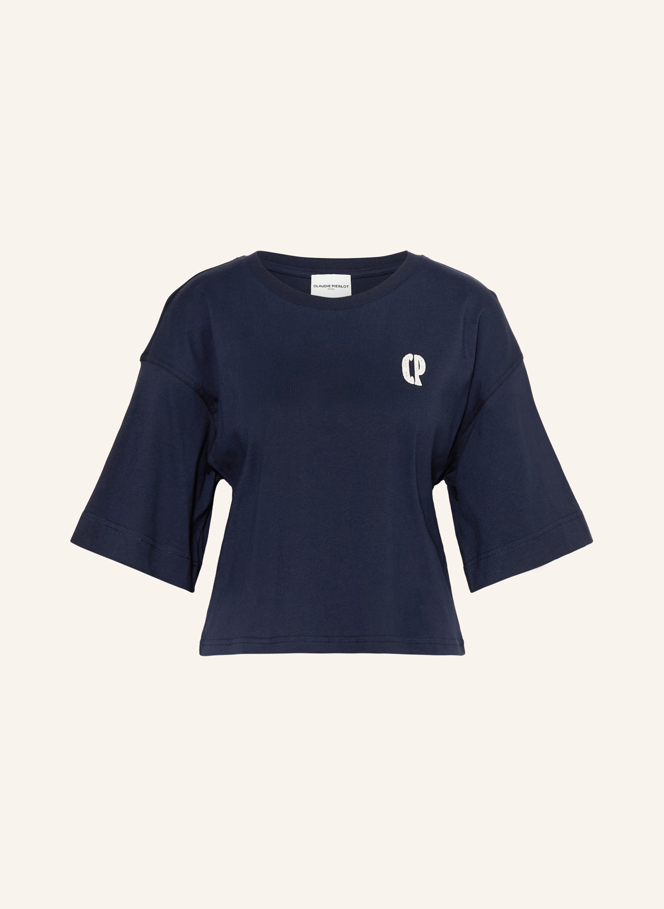 CLAUDIE PIERLOT koszulka: GRANATOWY
