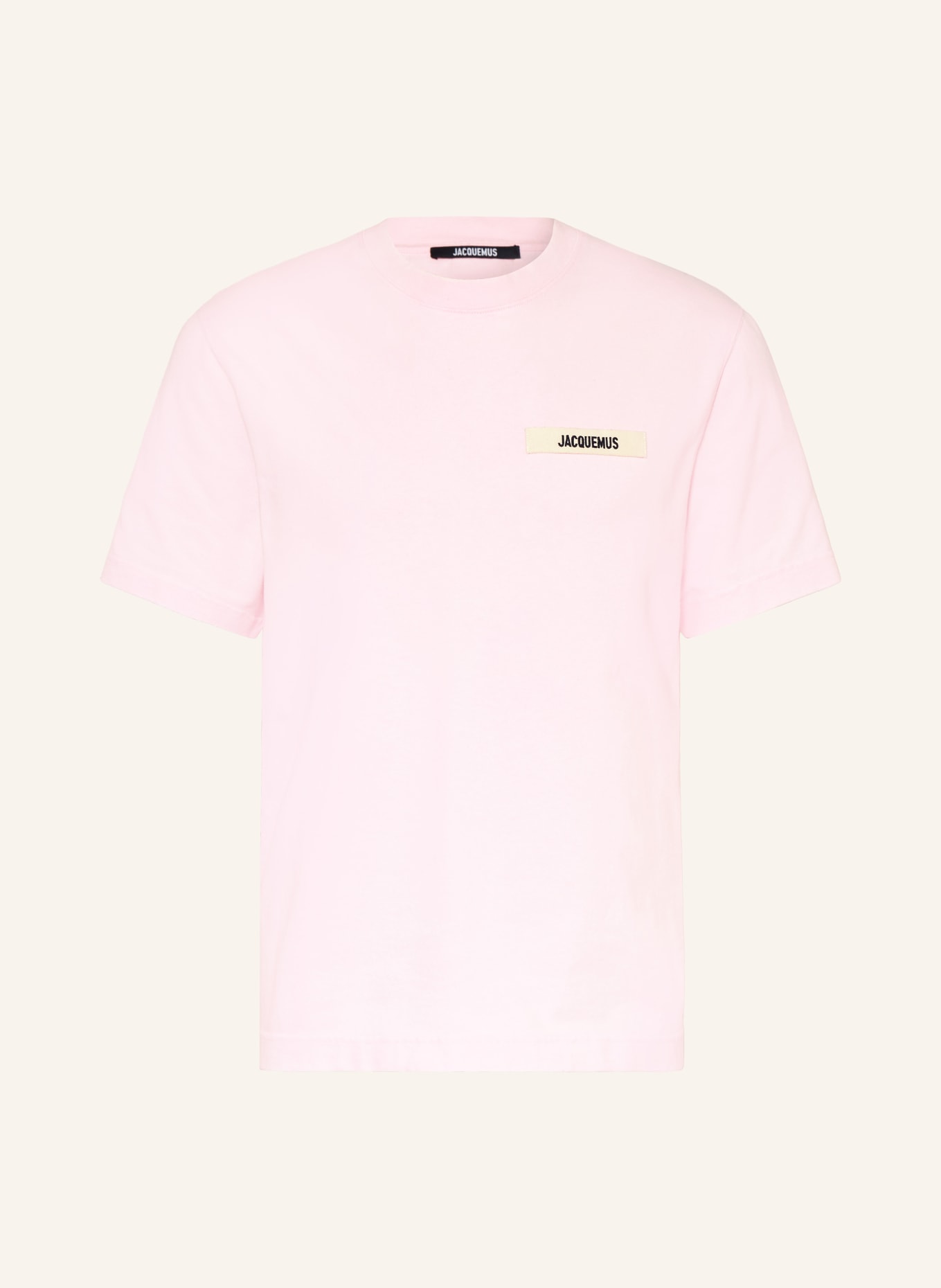 JACQUEMUS T-Shirt LE TSHIRT GROS GRAIN: ROSA