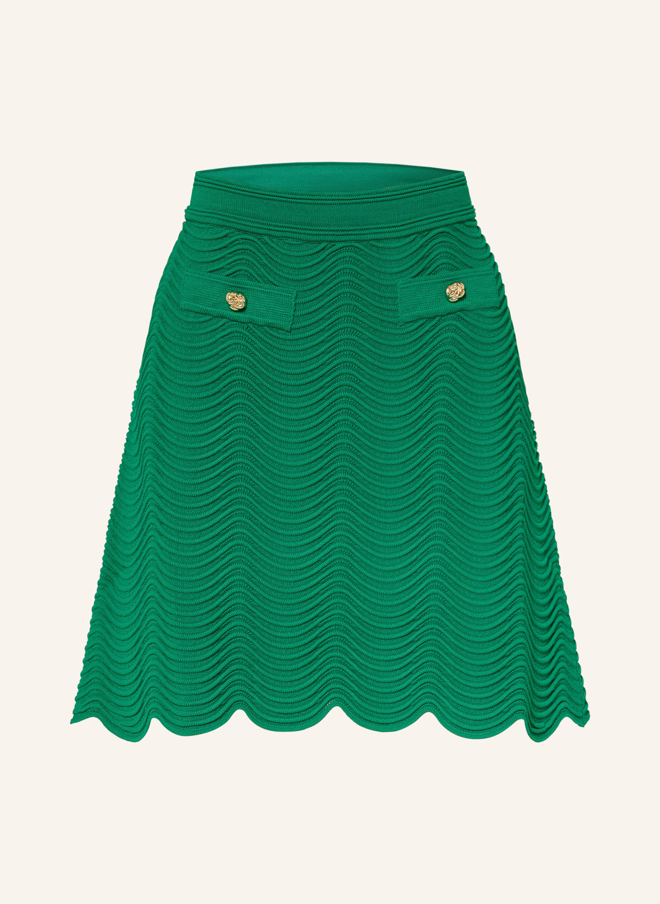 SANDRO Strickrock: GRÜN