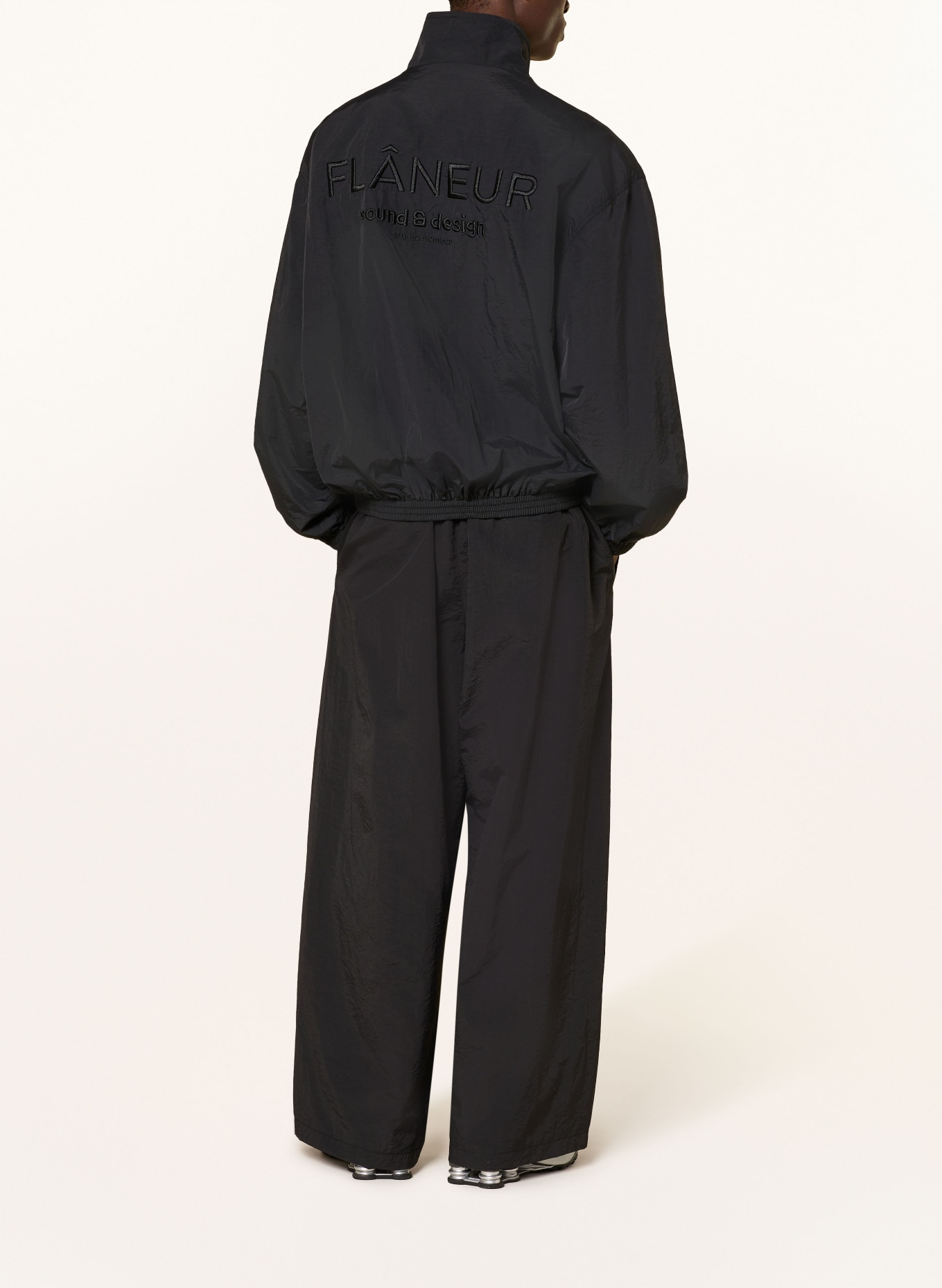 FLÂNEUR Pantalon SOUND &amp; DESIGN style jogging: NOIR