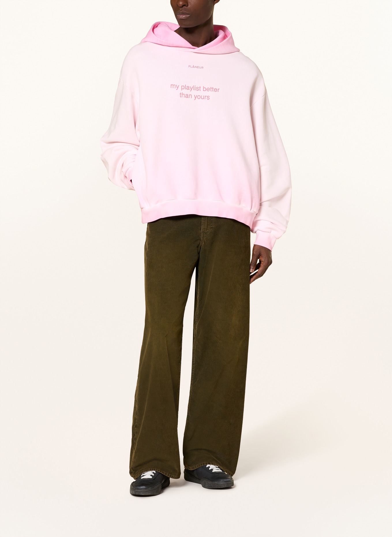 FLÂNEUR Oversized-Hoodie PLAYLIST: ROSA / ALTROSA