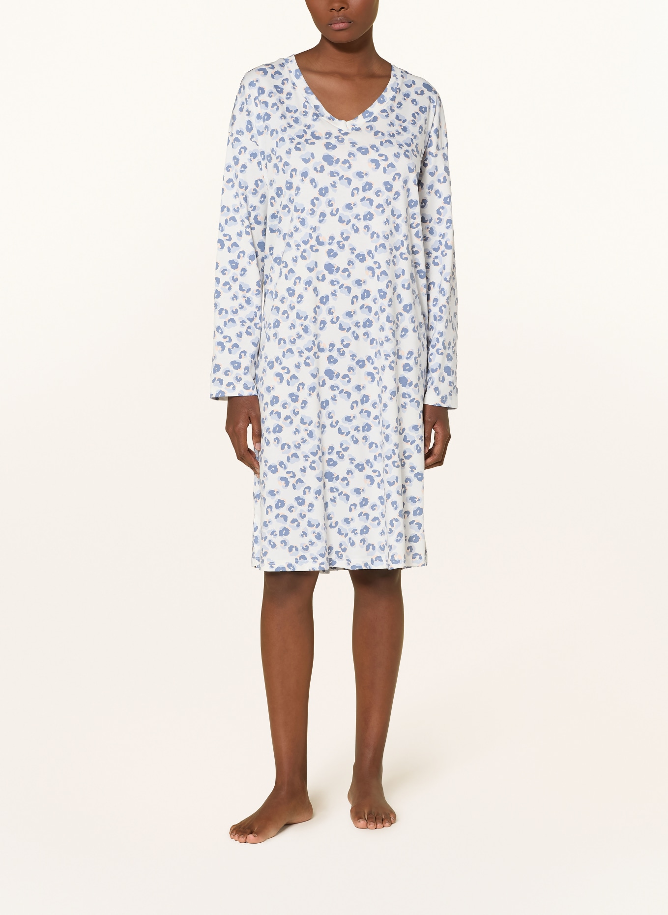 mey Nachthemd: BLAU / WEISS