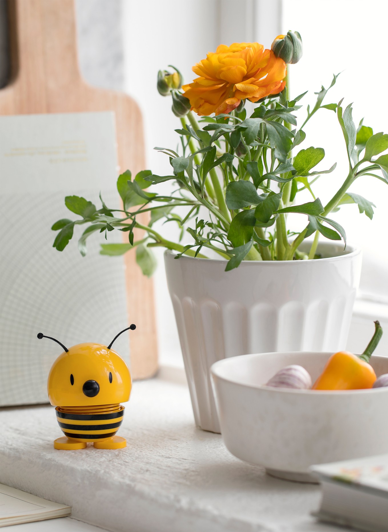 Hoptimist Dekofigur BEE HOPTIMIST: GOLD / SCHWARZ