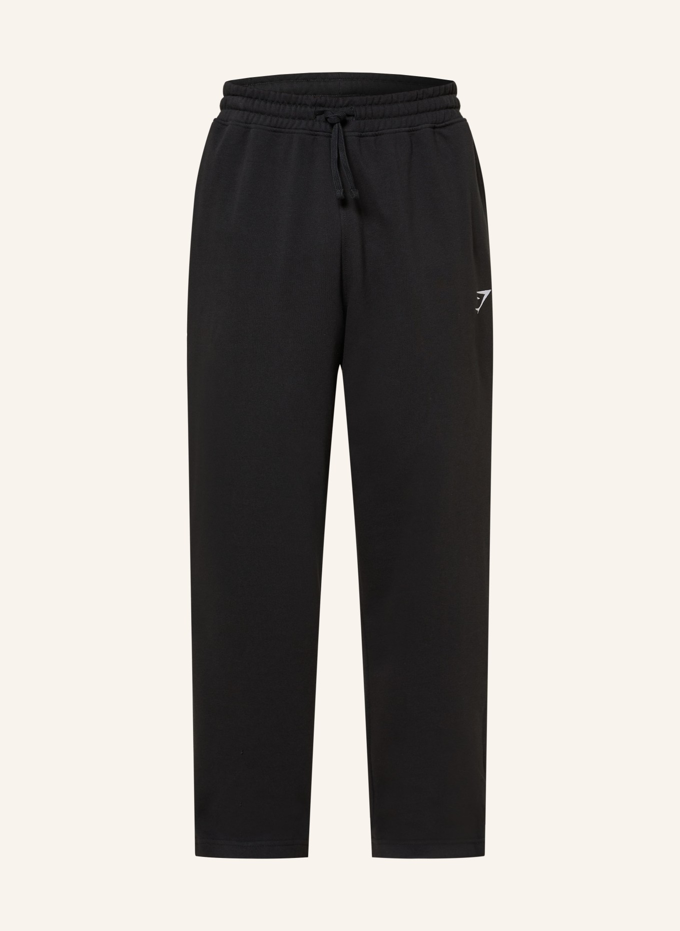 GYMSHARK Sweatpants CREST: SCHWARZ