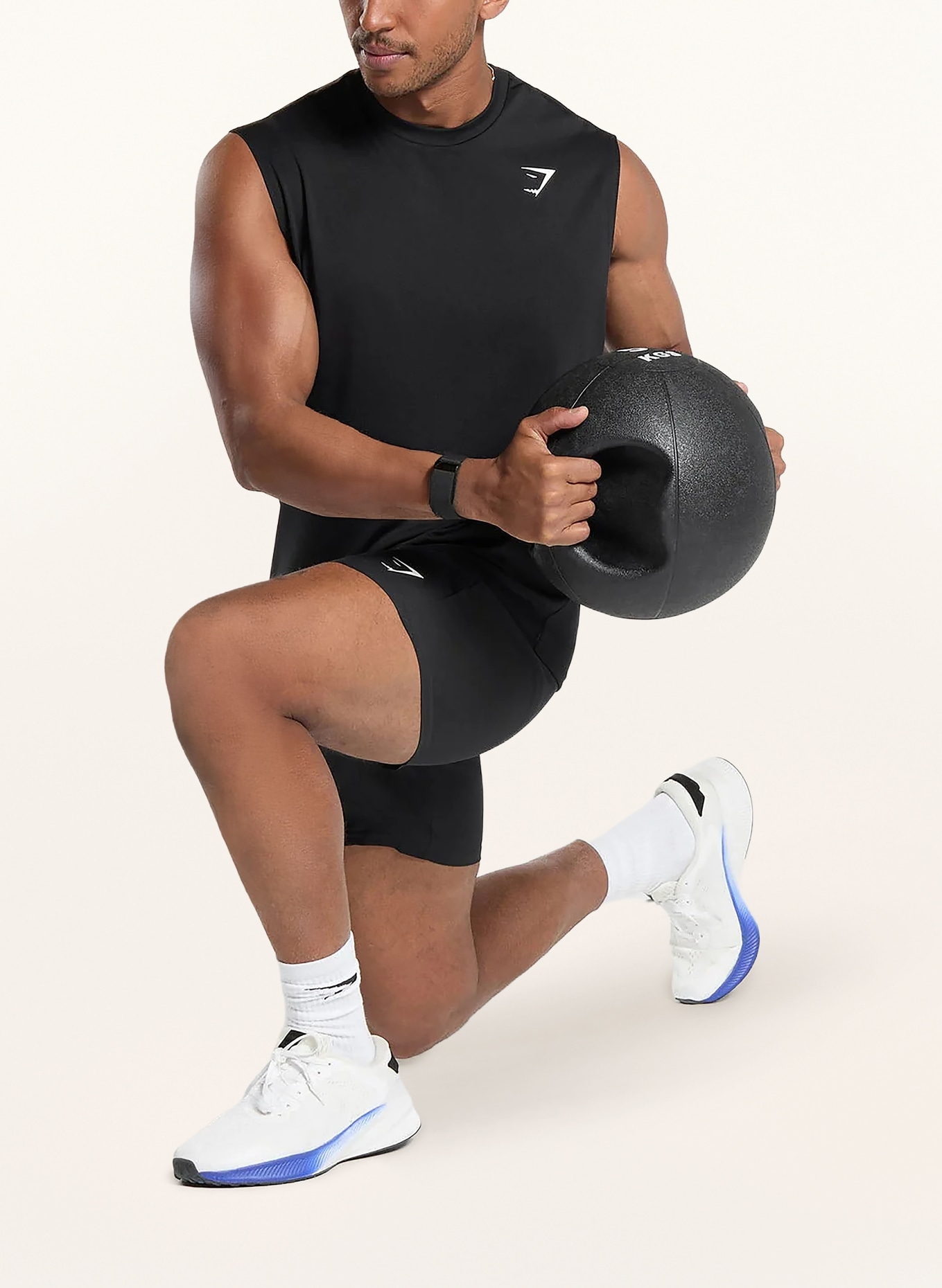 GYMSHARK Tank Top ARRIVAL: SCHWARZ