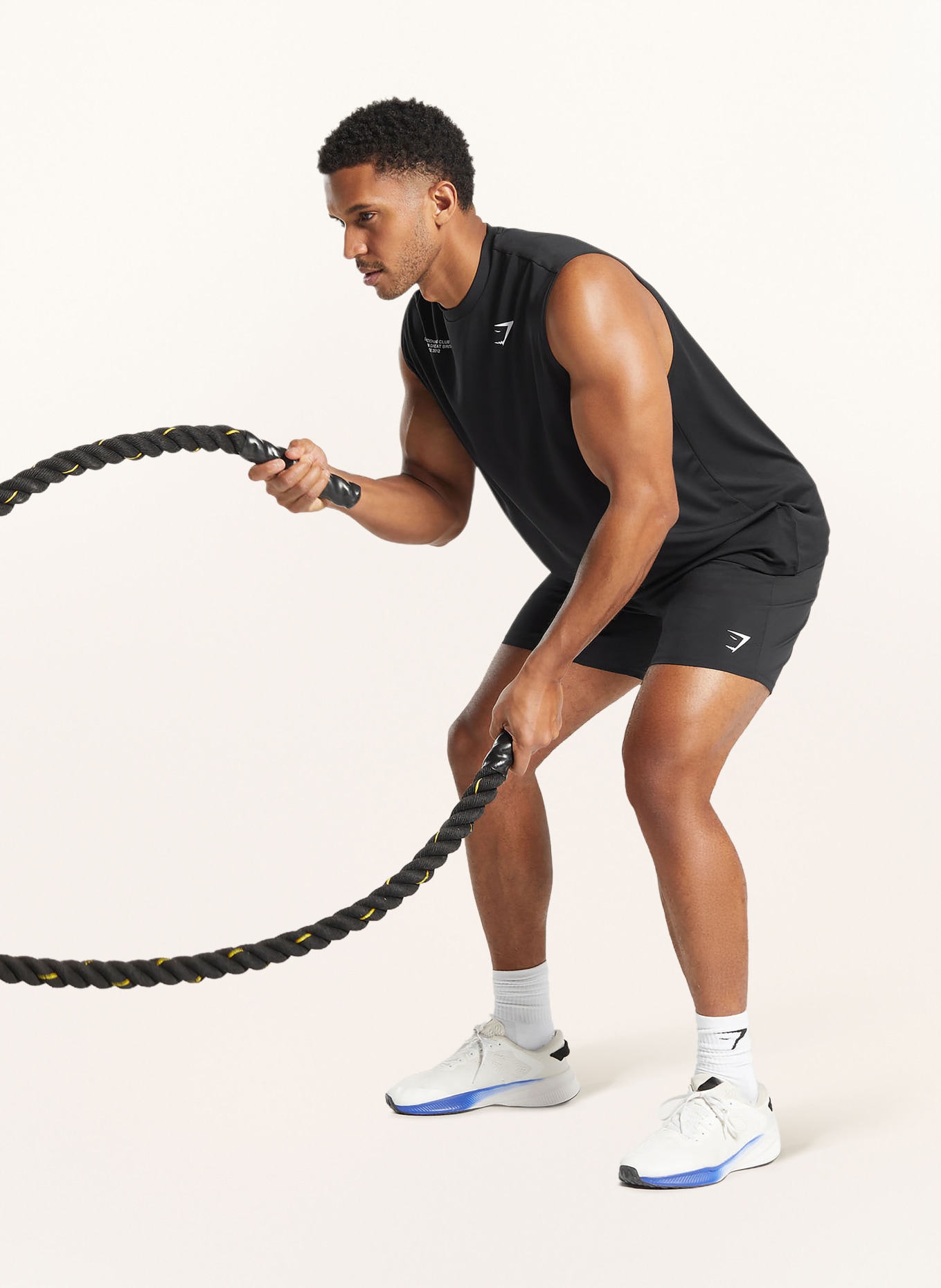 GYMSHARK Tank Top CONDITIONING: SCHWARZ