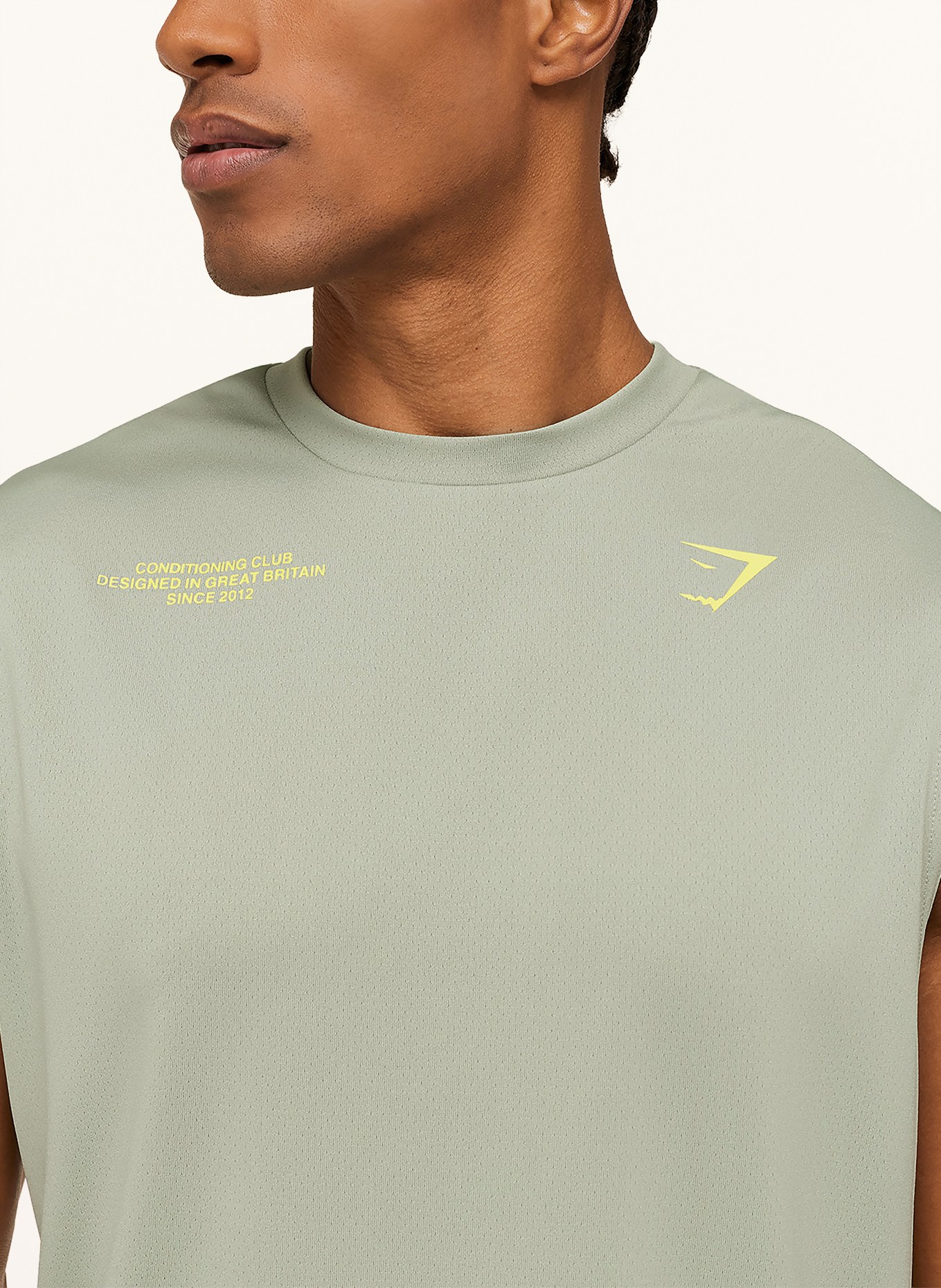 GYMSHARK Tank Top CONDITIONING: HELLGRÜN