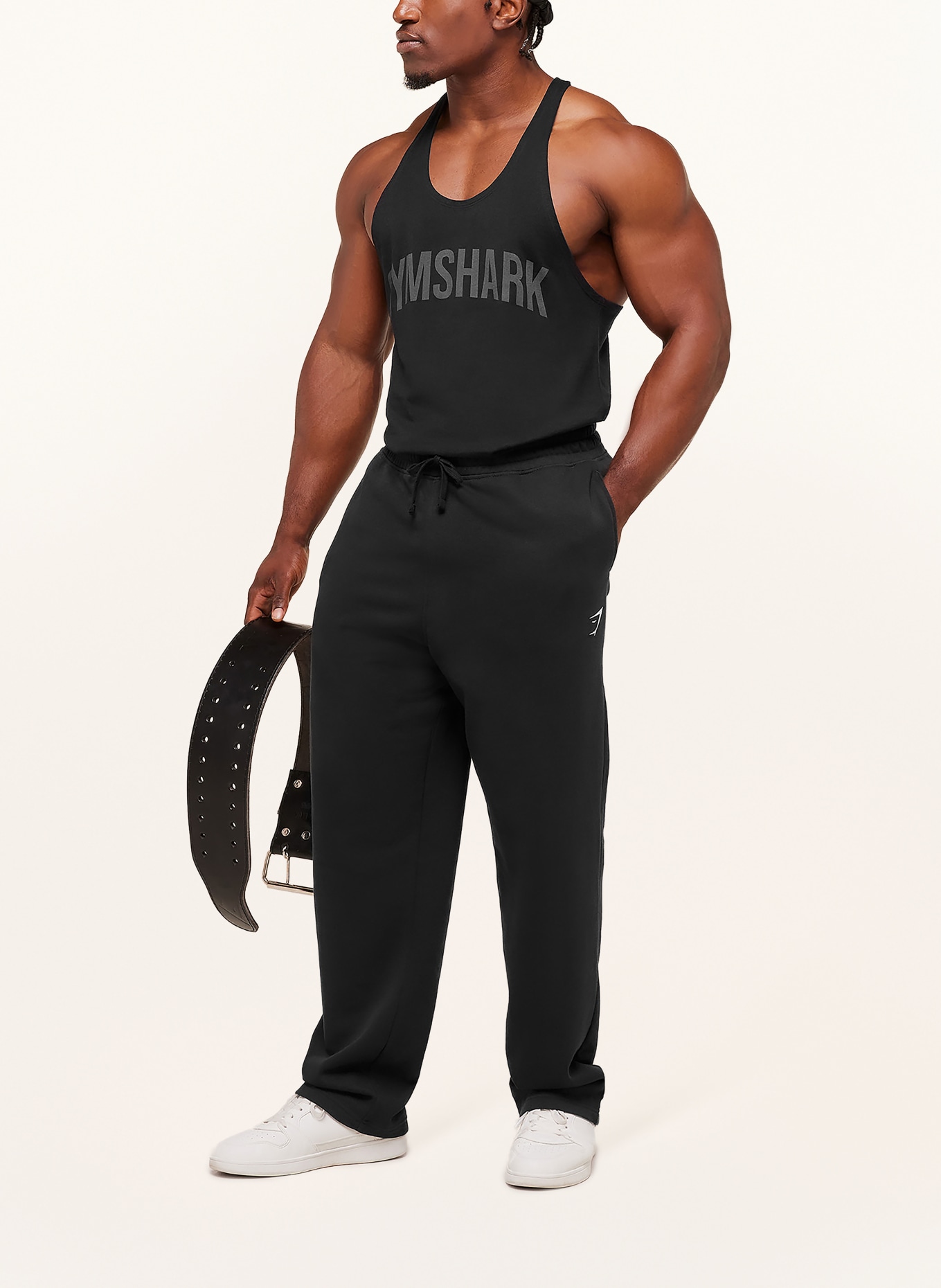 GYMSHARK Tank Top POWER ORIGINALS: SCHWARZ