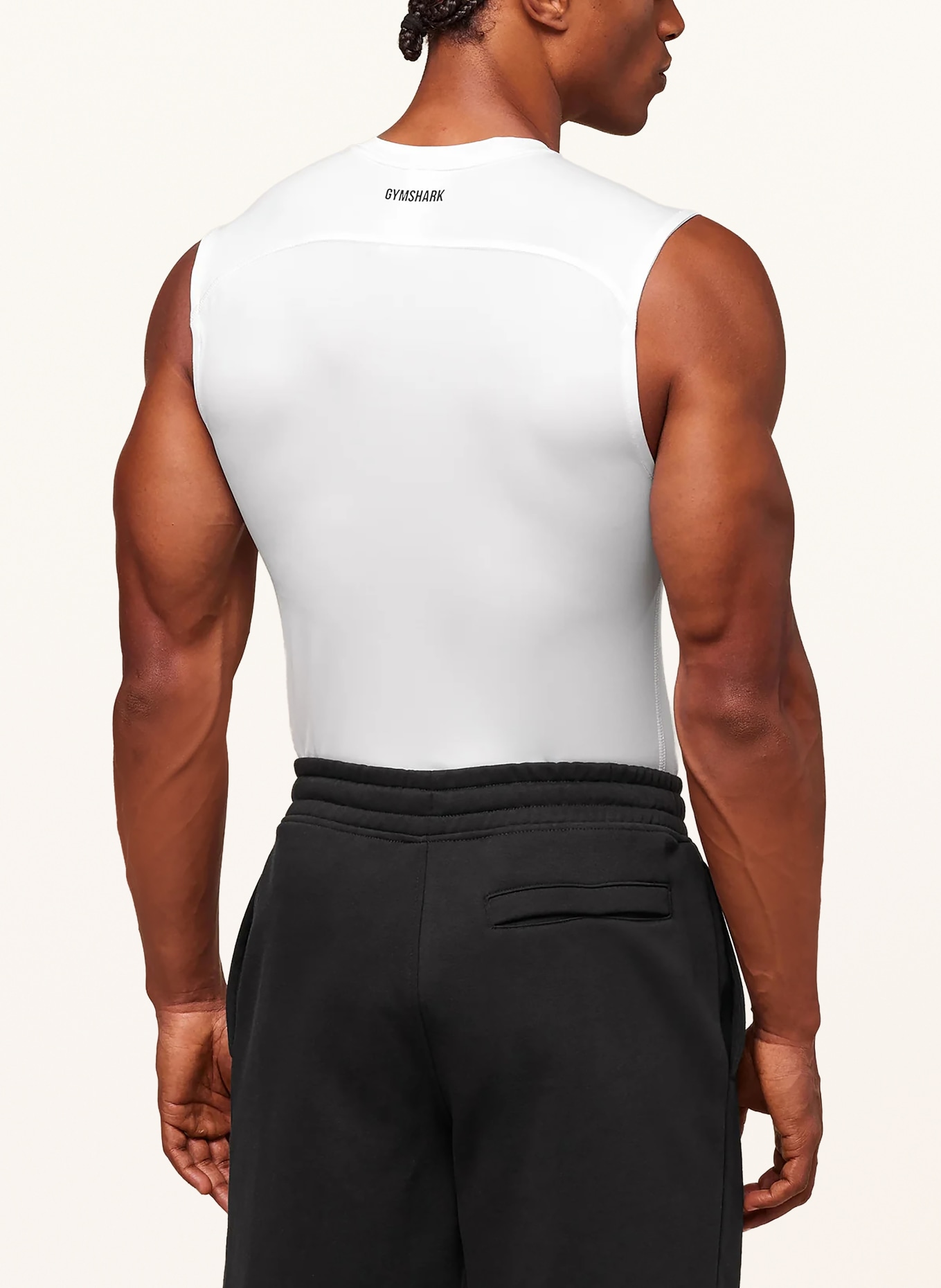 GYMSHARK Tank Top ELEMENT: WEISS