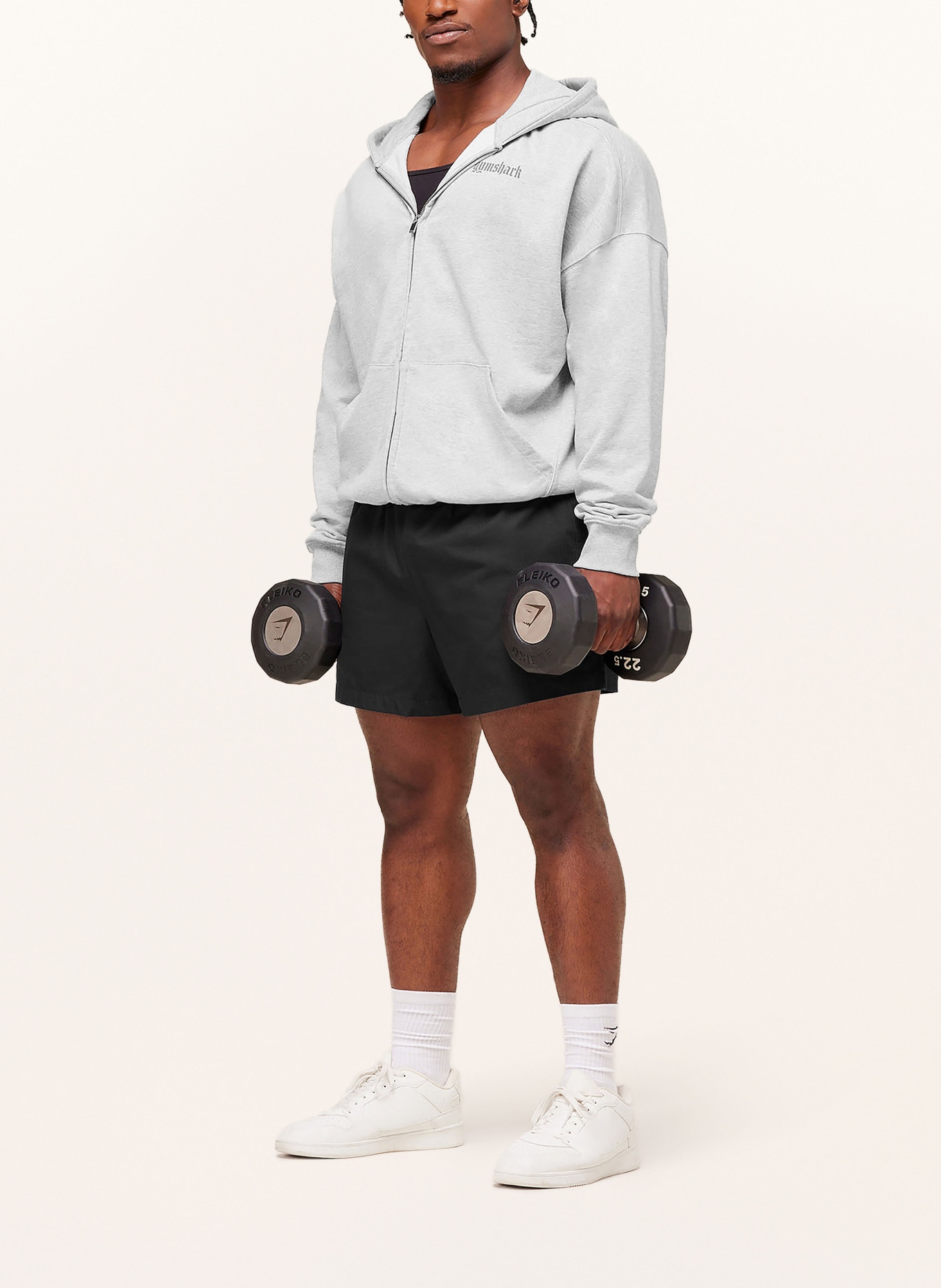 GYMSHARK Trainingsshorts PUMPER: SCHWARZ