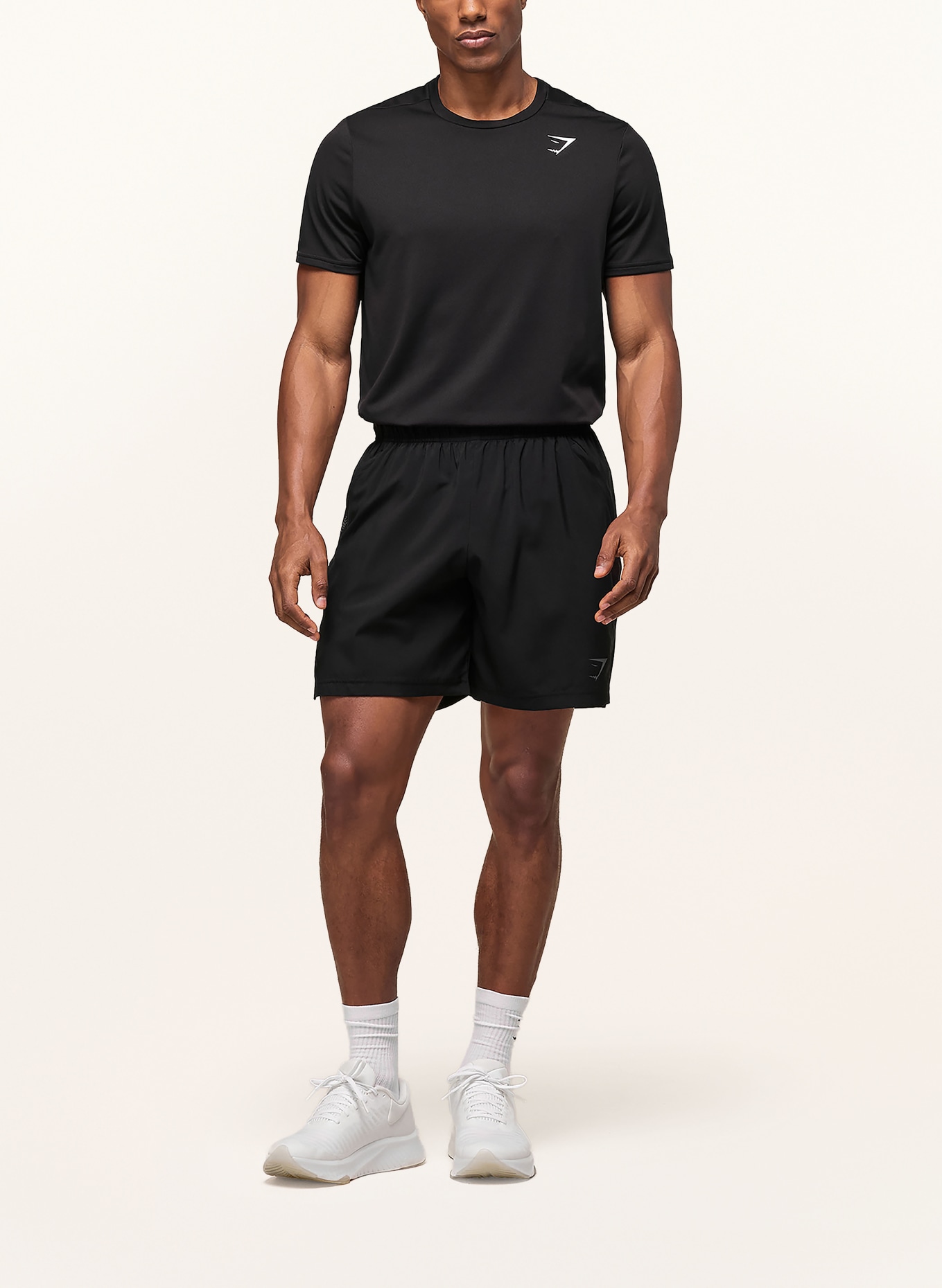 GYMSHARK Trainingsshorts SPORT: SCHWARZ
