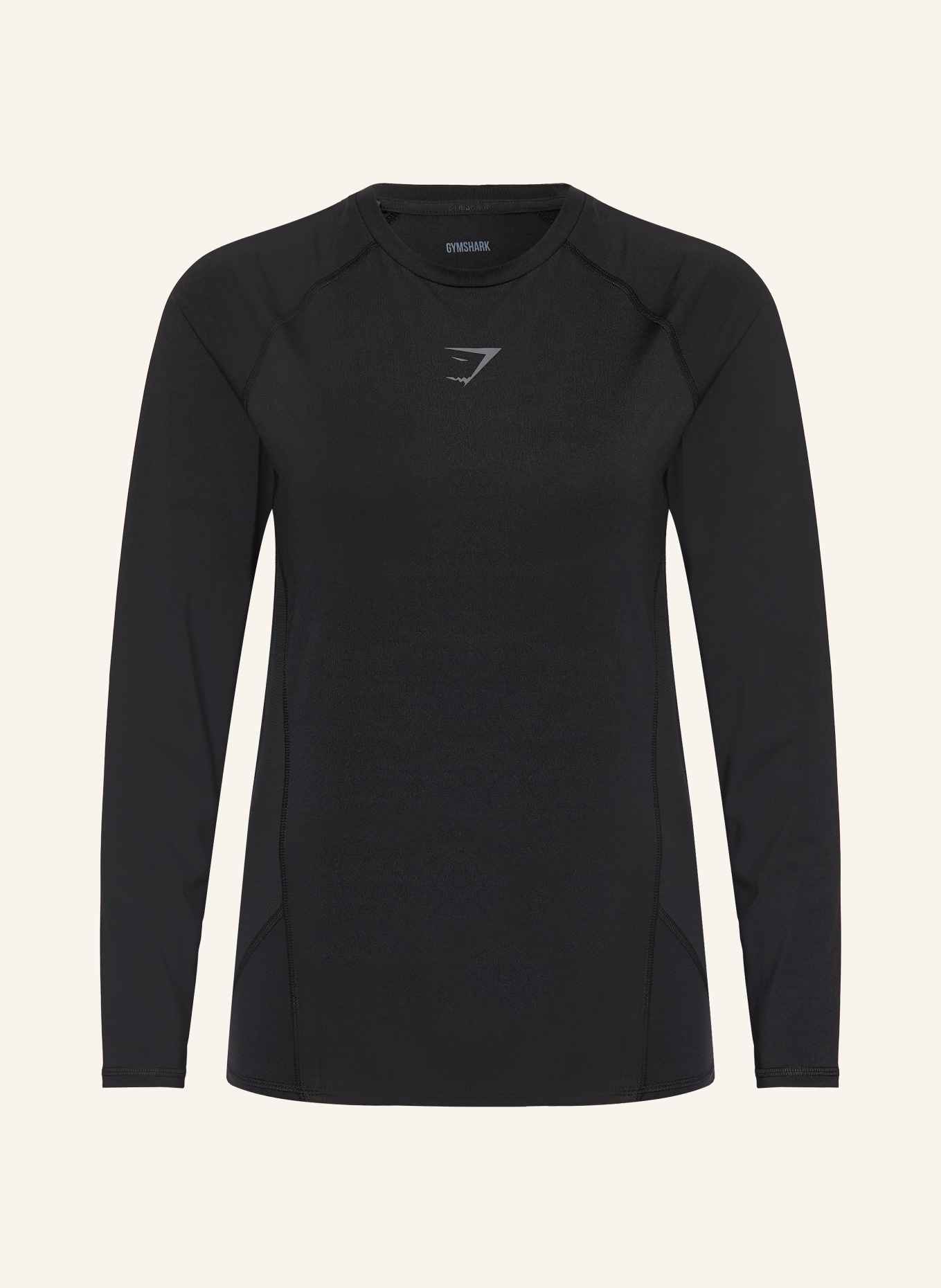 GYMSHARK Longsleeve ELEMENT: SCHWARZ