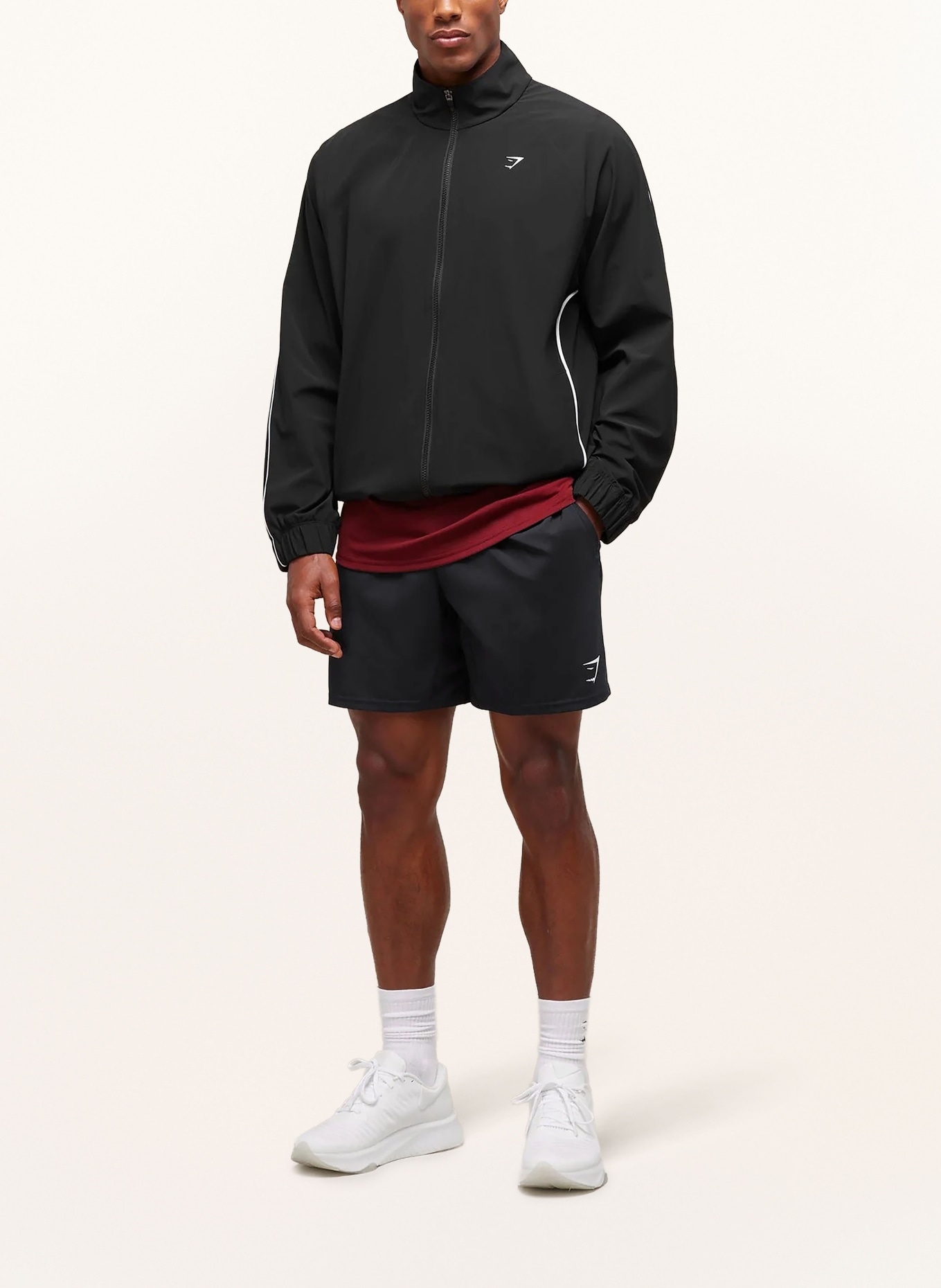 GYMSHARK Trainingsshorts ARRIVAL: SCHWARZ