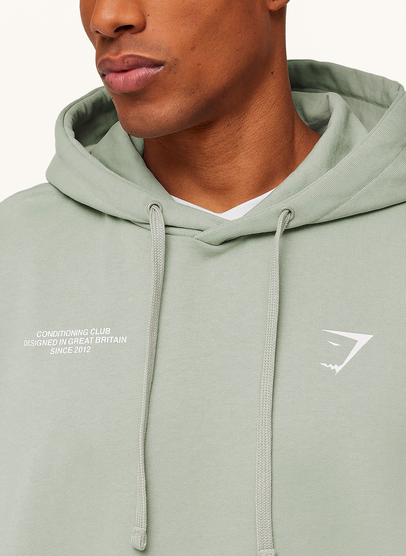 GYMSHARK Oversized-Hoodie CONDITIONING CLUB: HELLGRÜN