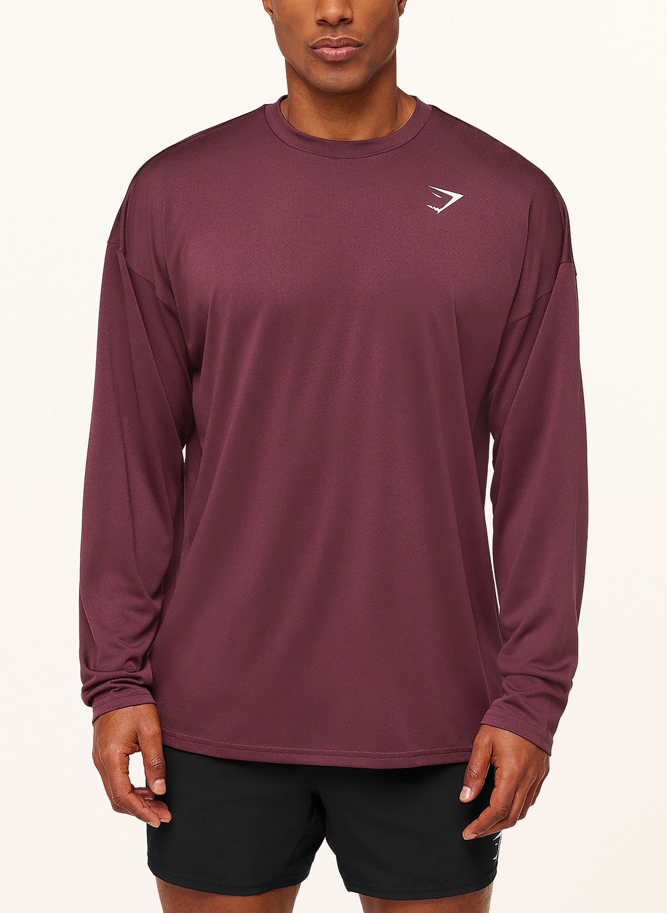 GYMSHARK Longsleeve ARRIVAL: DUNKELROT