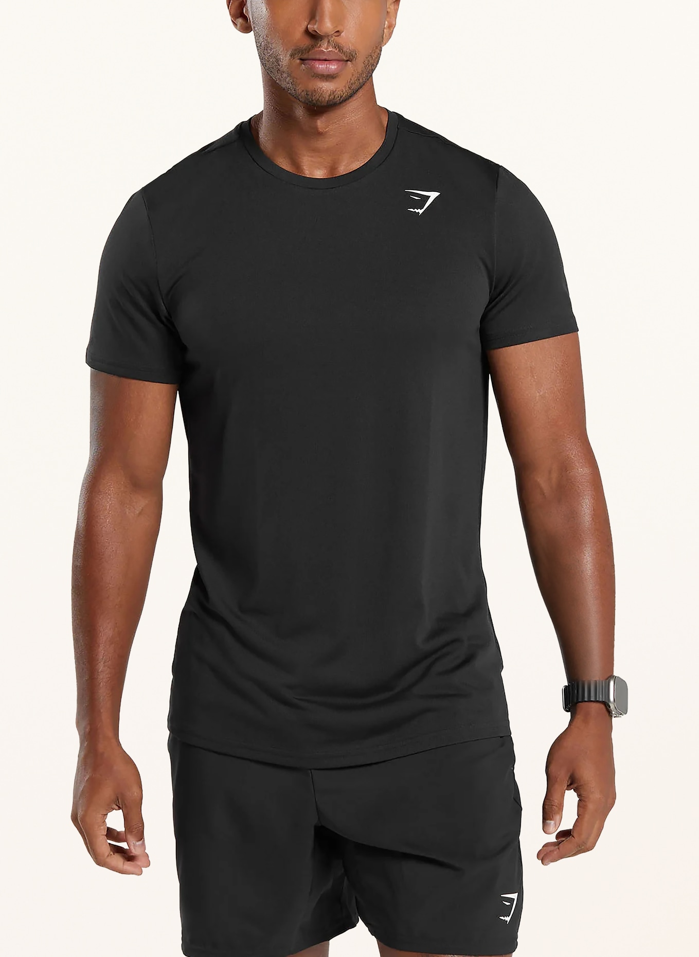 GYMSHARK T-Shirt ARRIVAL: SCHWARZ