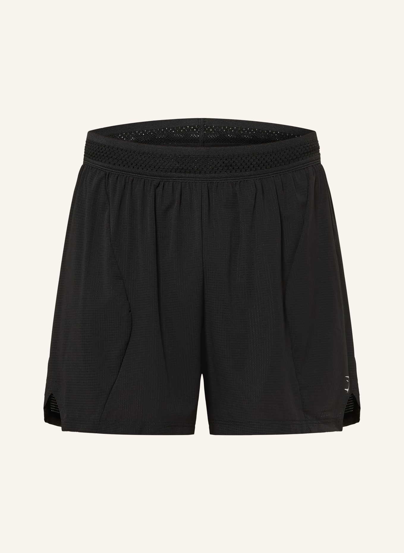 GYMSHARK 2-in-1-Laufshorts BETTER LEVEL: SCHWARZ