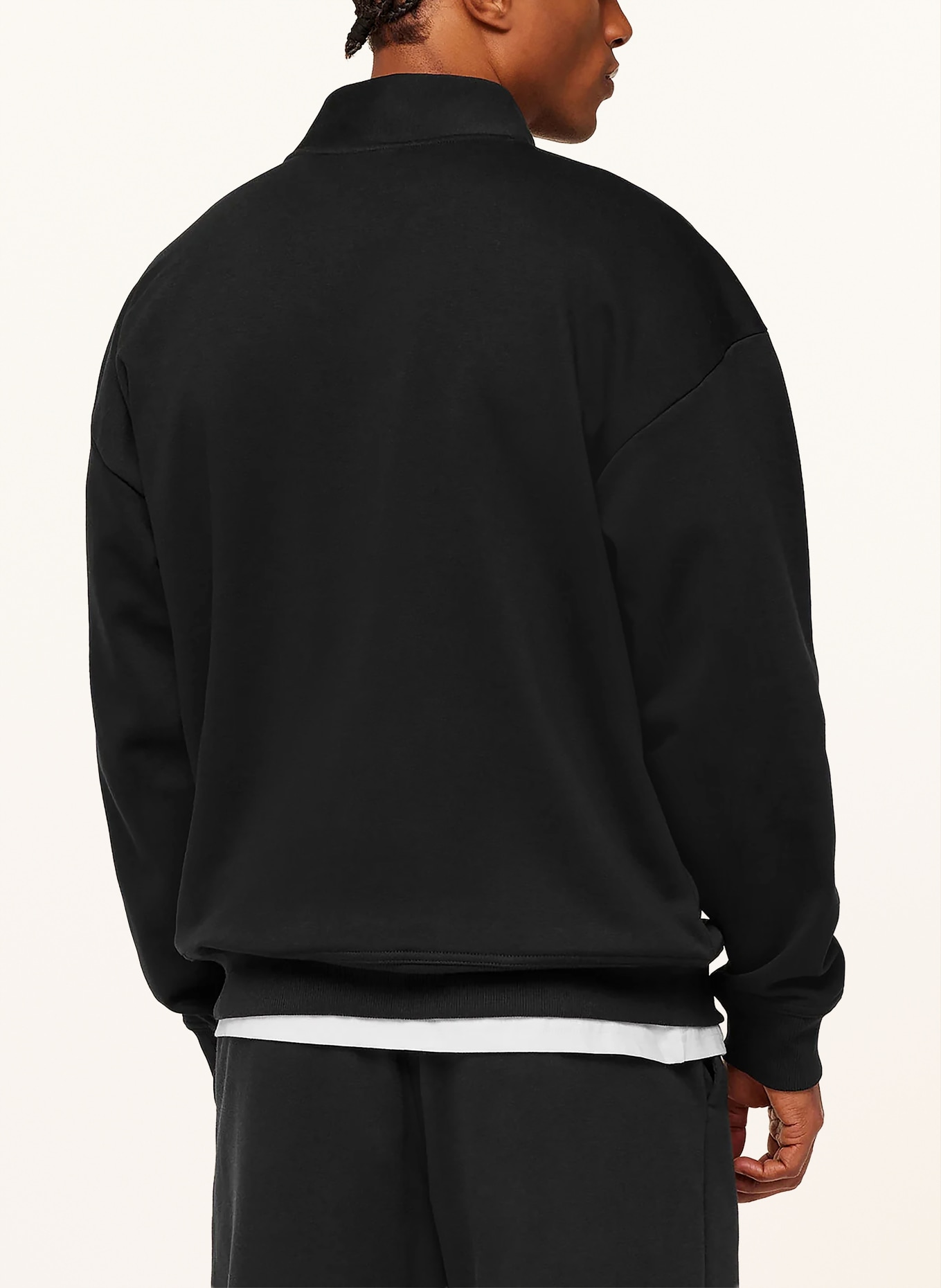 GYMSHARK Sweat-Troyer CREST: SCHWARZ