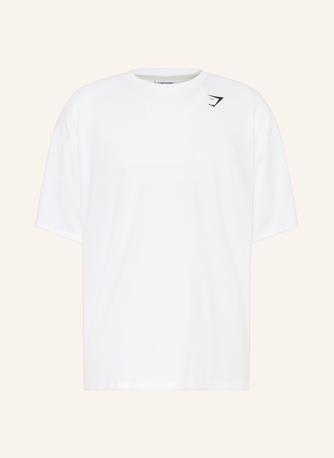 GYMSHARK Oversized-Shirt ARRIVAL: WEISS