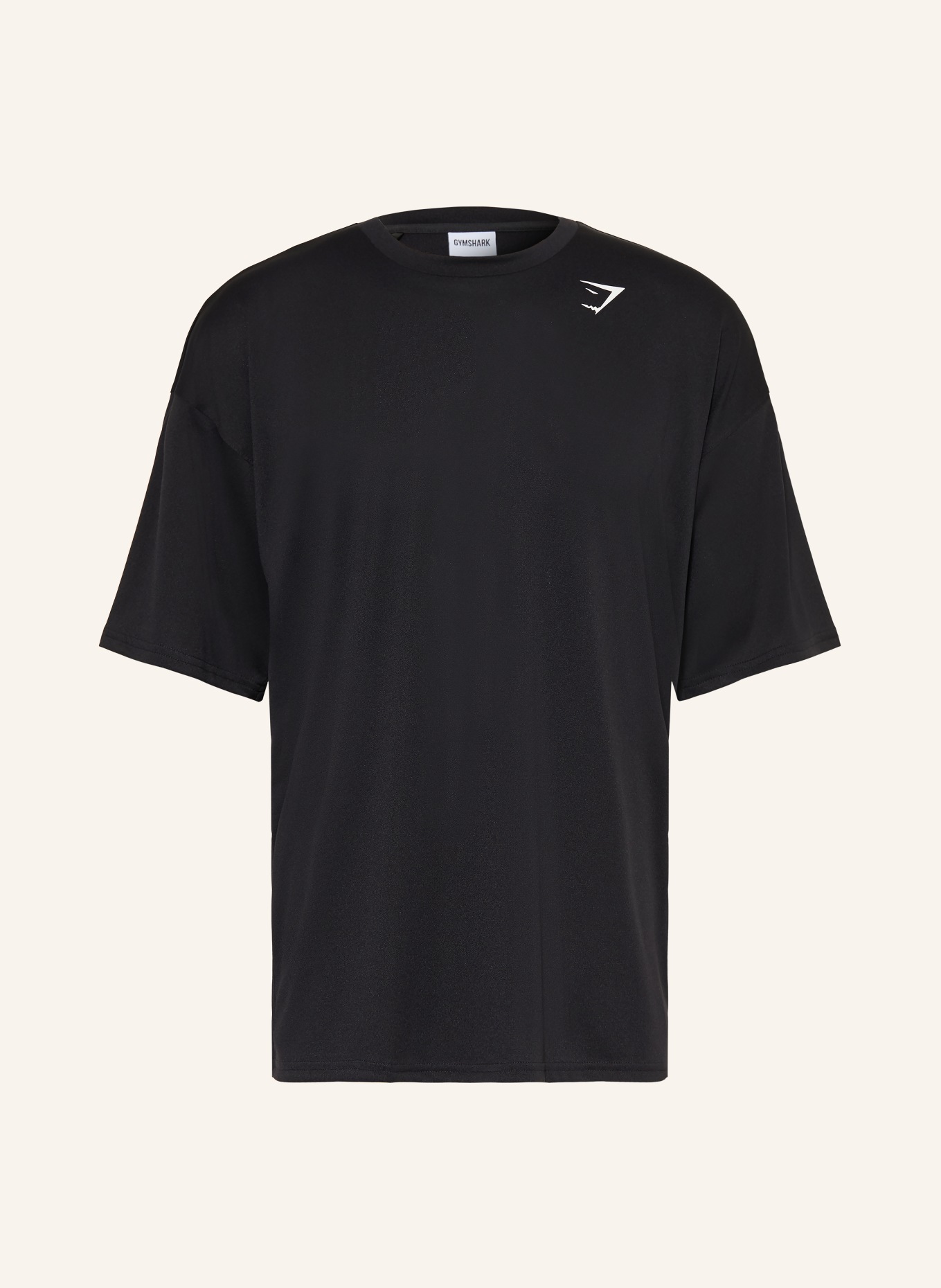 GYMSHARK Oversized-Shirt ARRIVAL: SCHWARZ