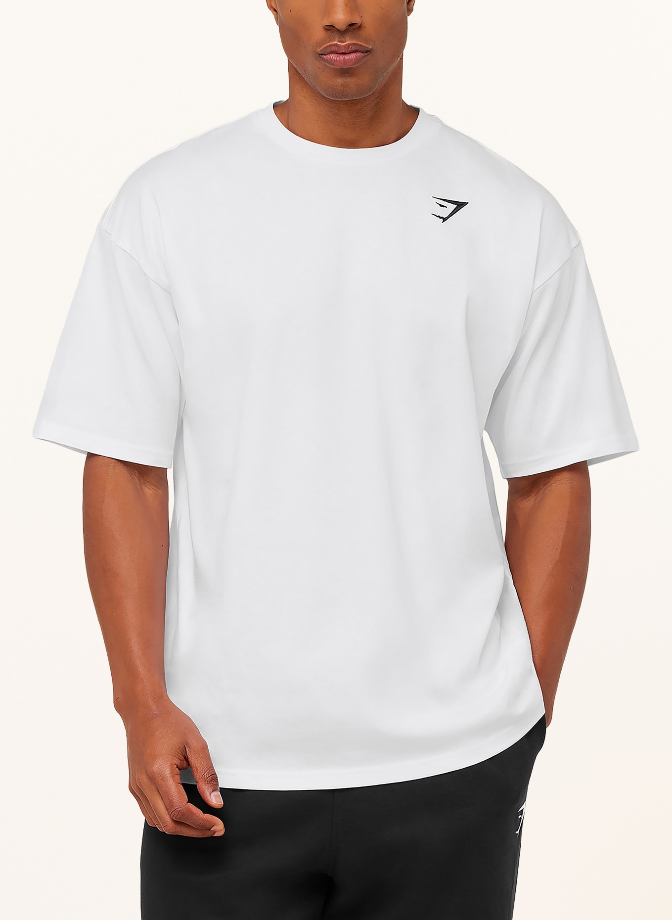 GYMSHARK T-Shirt CREST: WEISS
