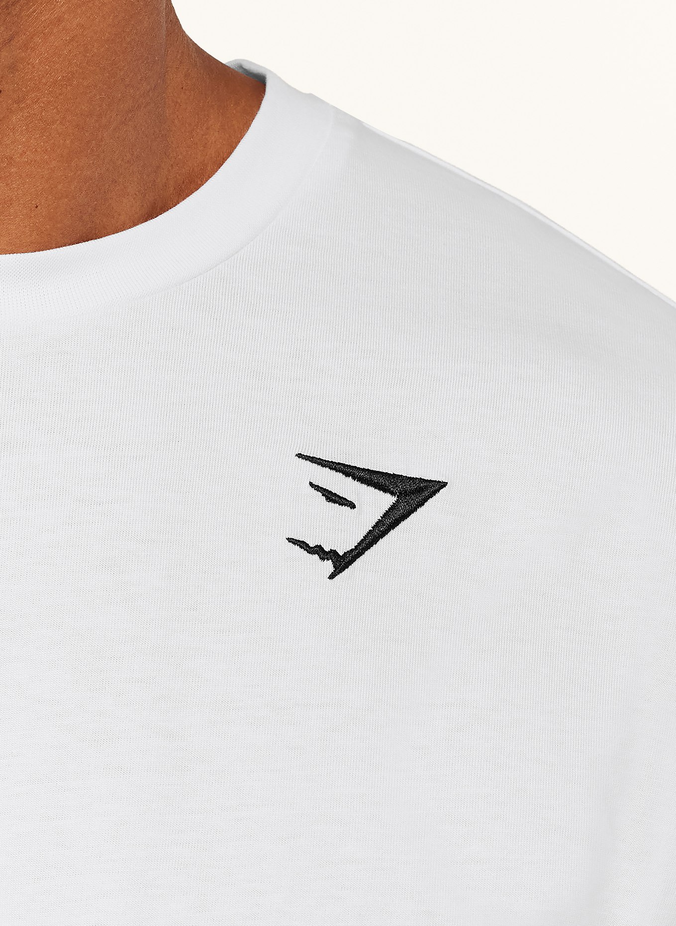 GYMSHARK T-Shirt CREST: WEISS