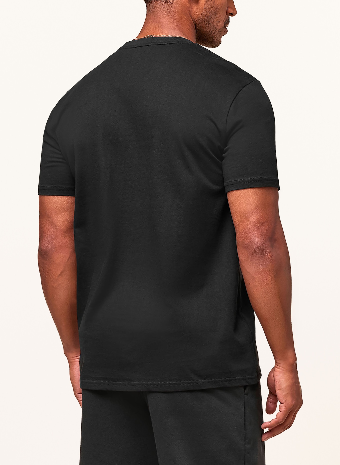 GYMSHARK T-Shirt CREST: SCHWARZ