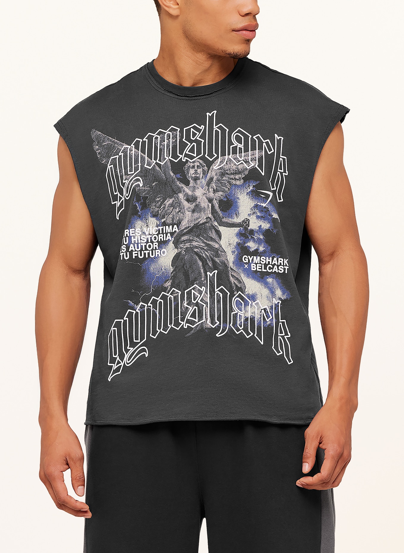 GYMSHARK Tanktop: GRAU