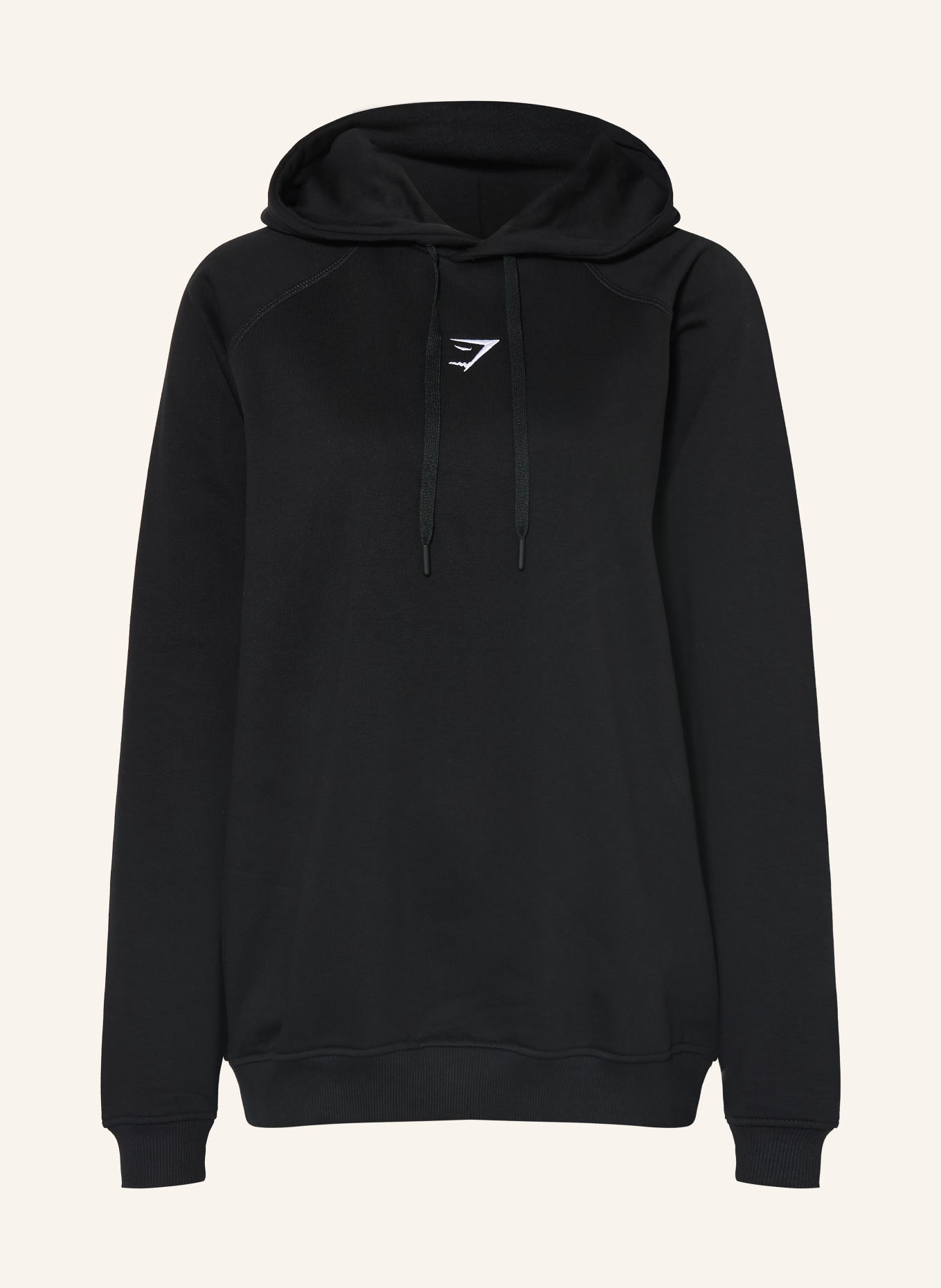 GYMSHARK Oversized-Hoodie: SCHWARZ