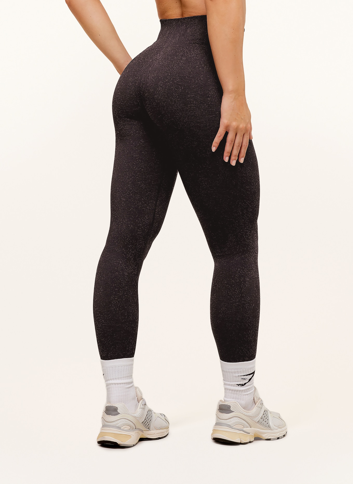 GYMSHARK Tights ADAPT FLECK SEAMLESS: DUNKELGRAU