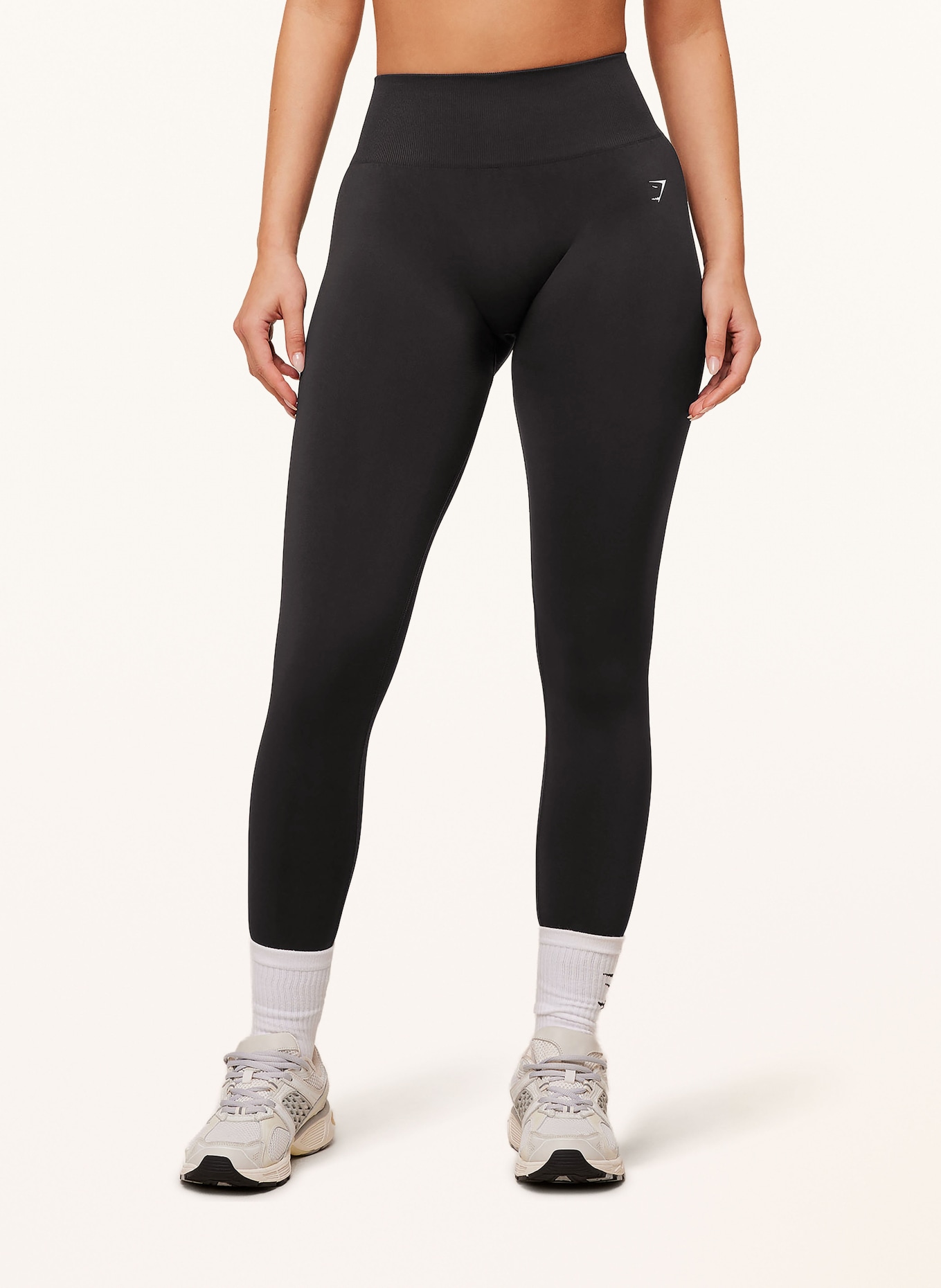 GYMSHARK Tights EVERYDAY SEAMLESS 2.0: SCHWARZ